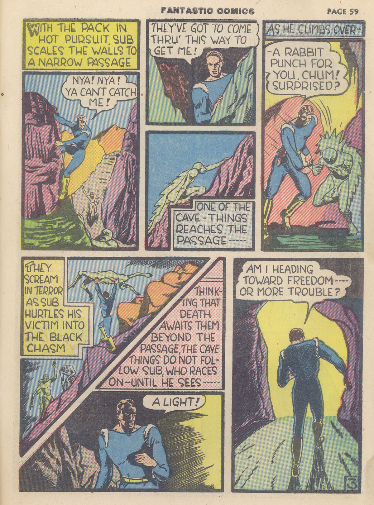 Read online Fantastic Comics comic -  Issue #9 - 60