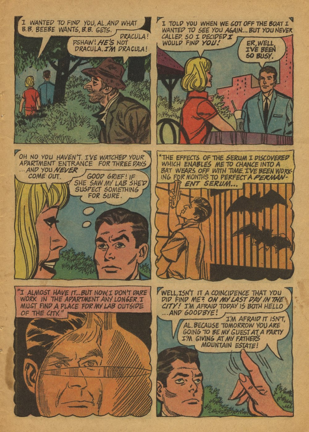 Read online Dracula (1962) comic -  Issue #4 - 5