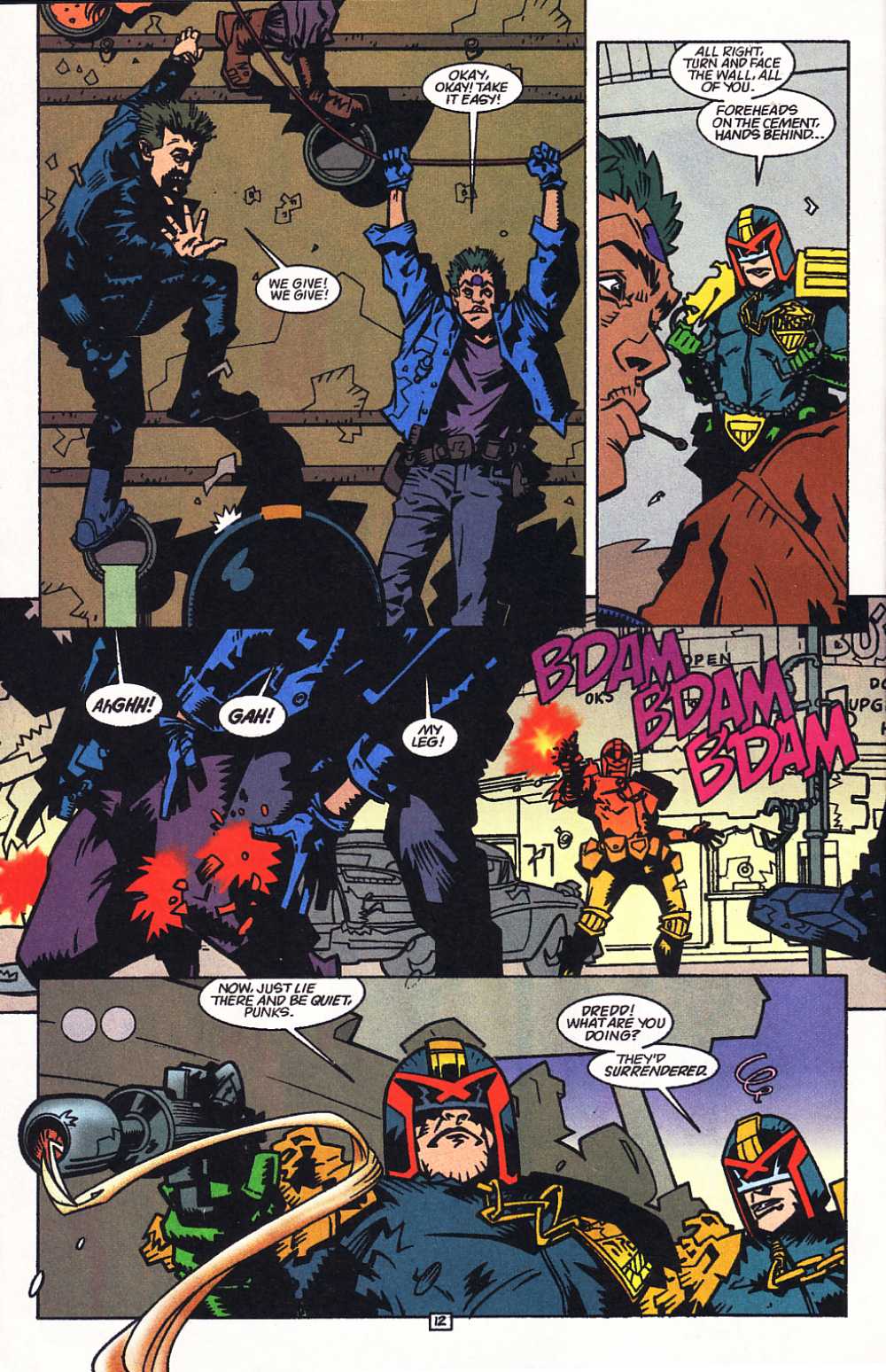 Read online Judge Dredd: Legends of the Law comic -  Issue #8 - 13