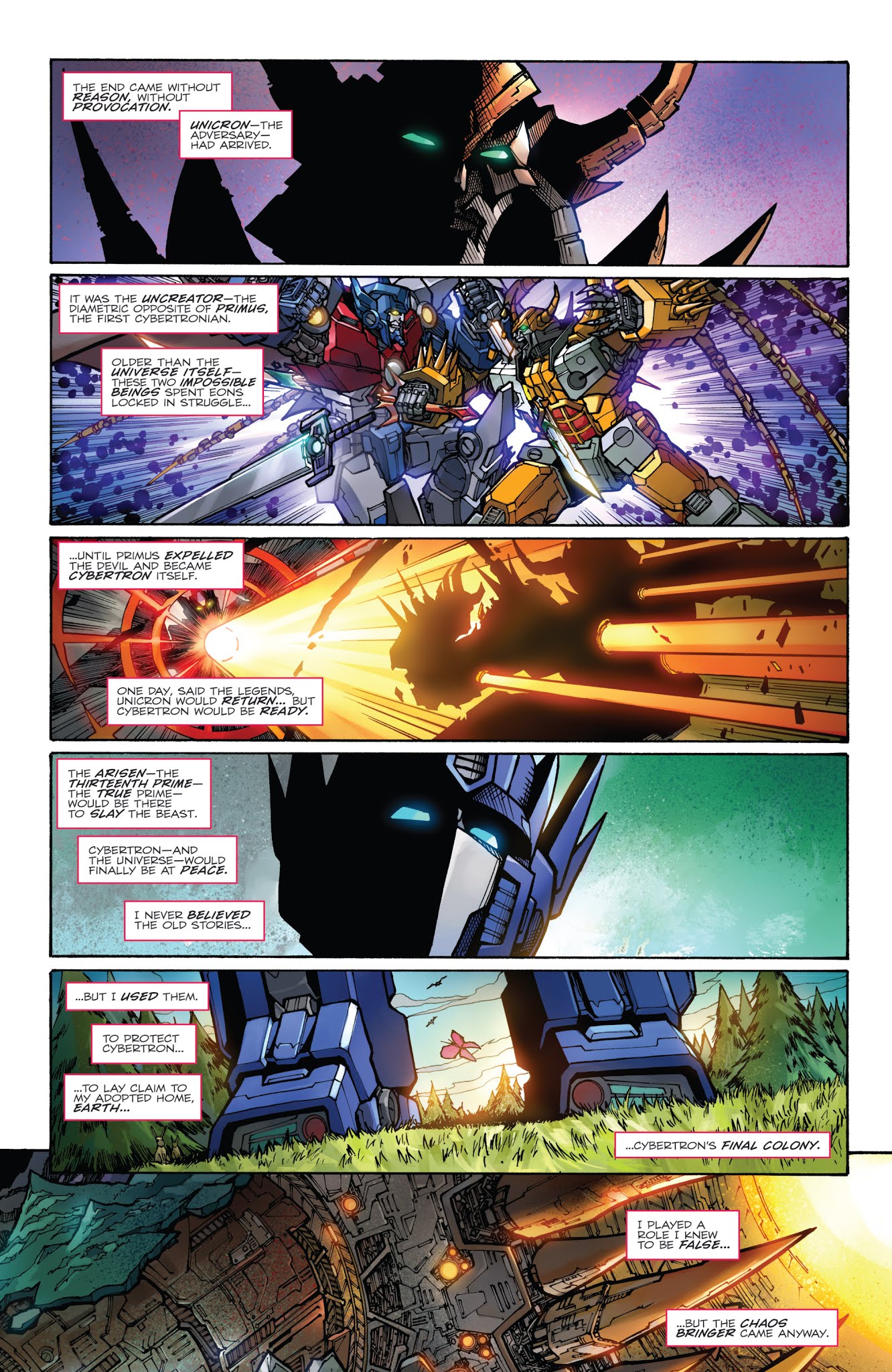Read online Transformers: Unicron comic -  Issue #1 - 5
