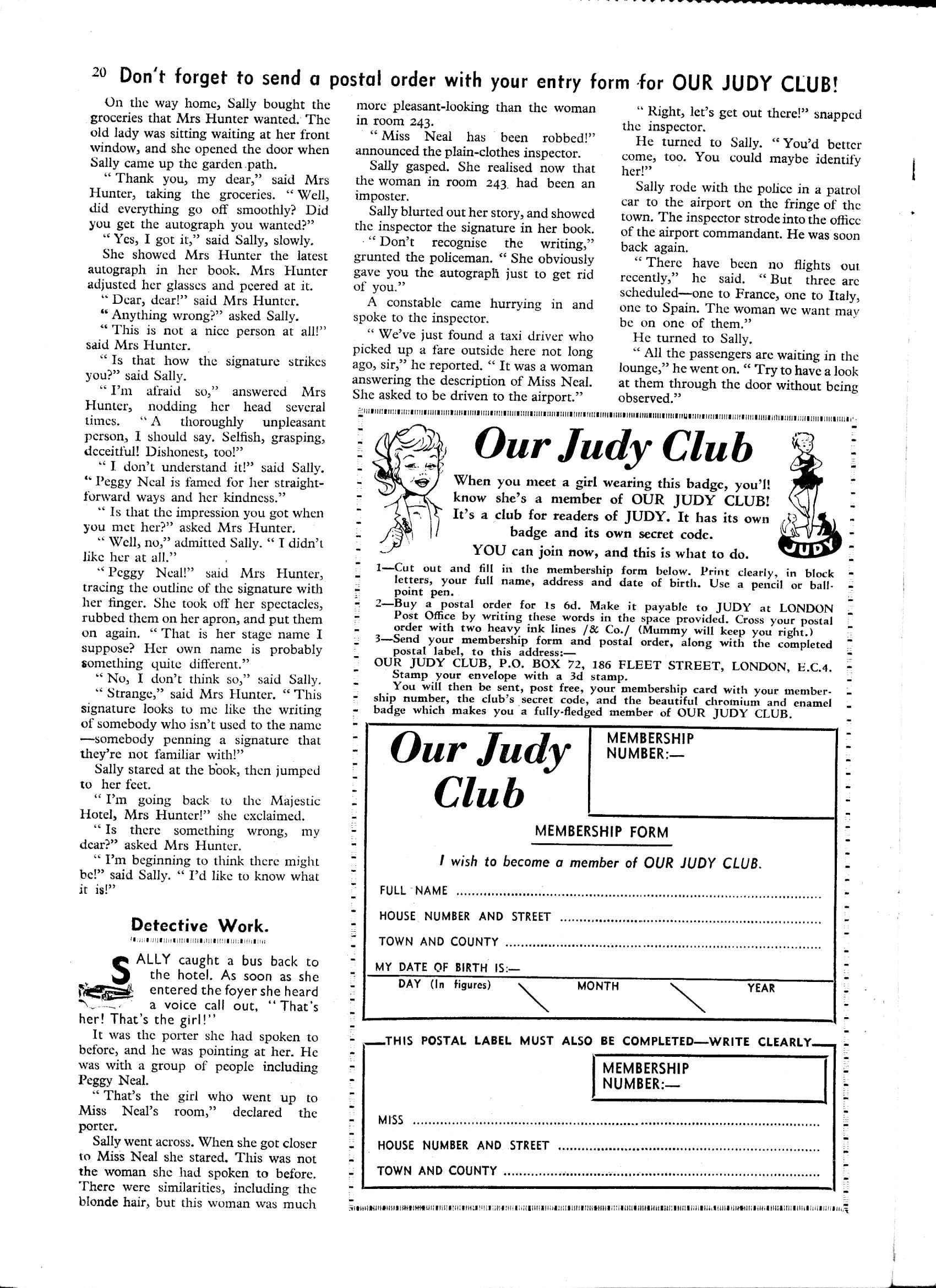 Read online Judy comic -  Issue #39 - 20