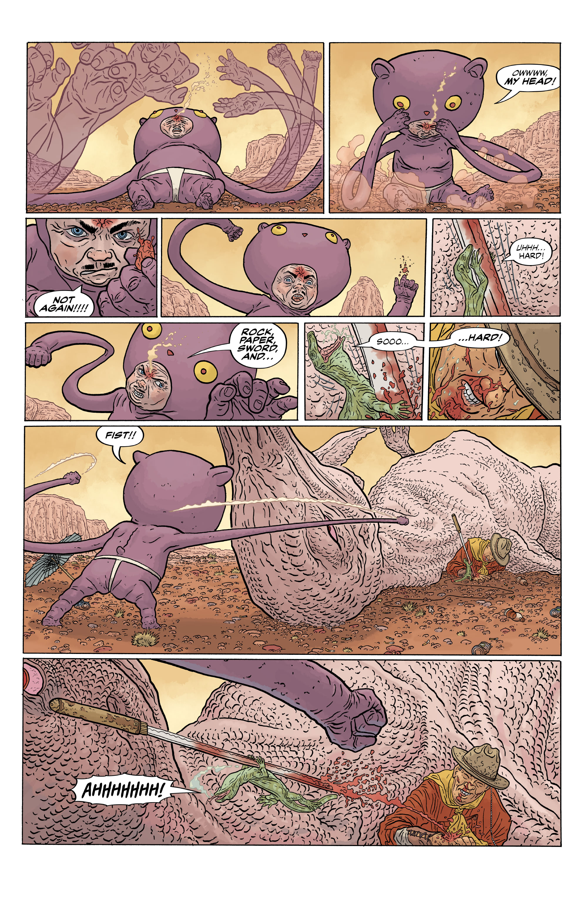 Read online Shaolin Cowboy: Cruel to Be Kin comic -  Issue #3 - 15