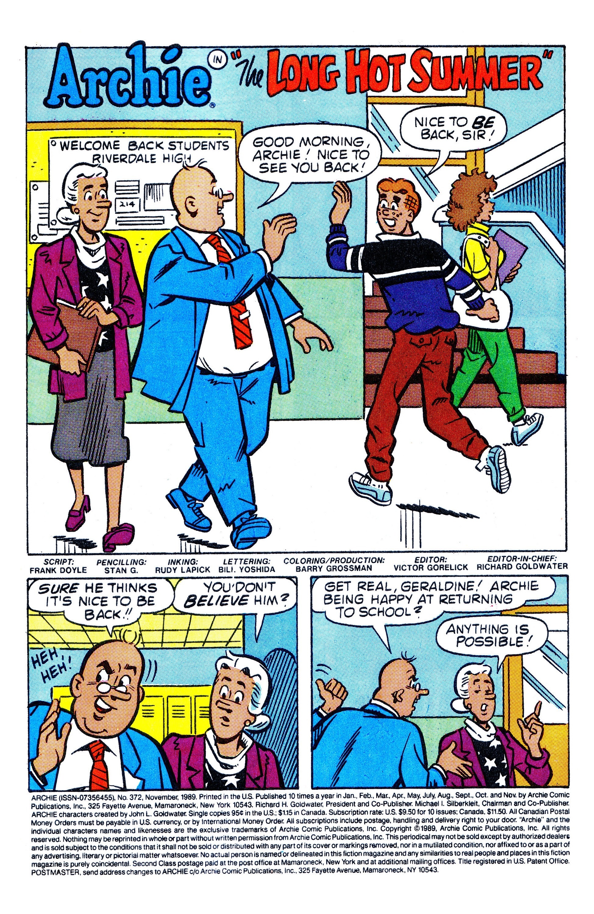 Read online Archie (1960) comic -  Issue #372 - 2