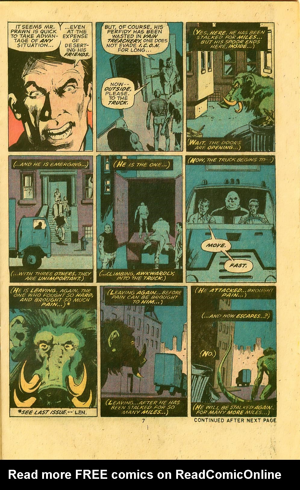 Read online Frankenstein (1973) comic -  Issue #15 - 6