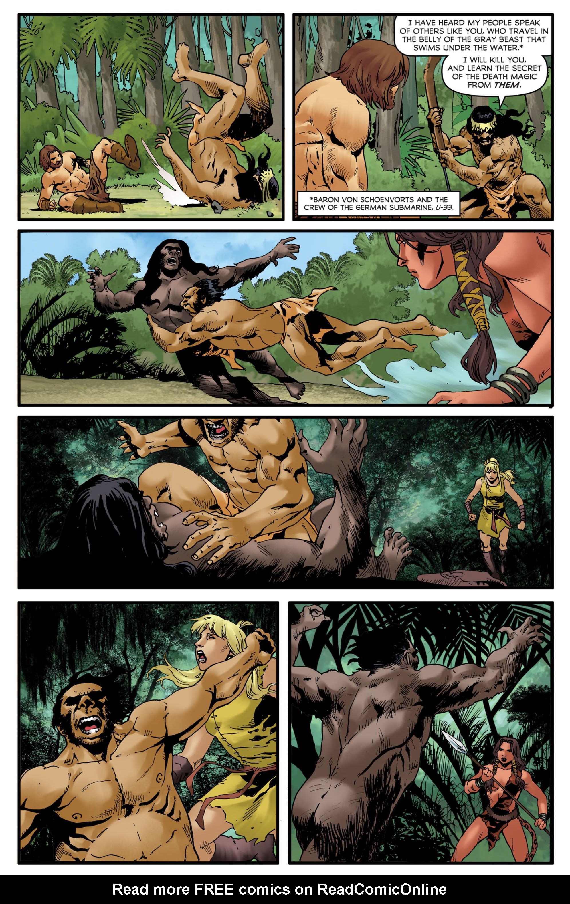 Read online The Land That Time Forgot: Fearless comic -  Issue #2 - 15