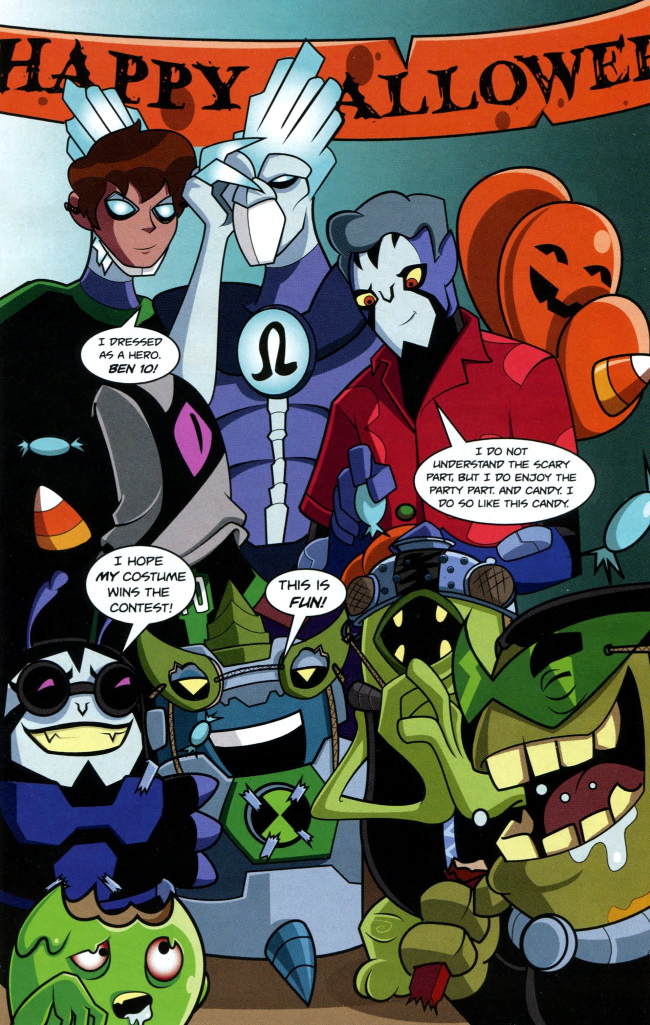 Read online Ben 10: Omniverse Halloween Special! comic -  Issue # Full - 9