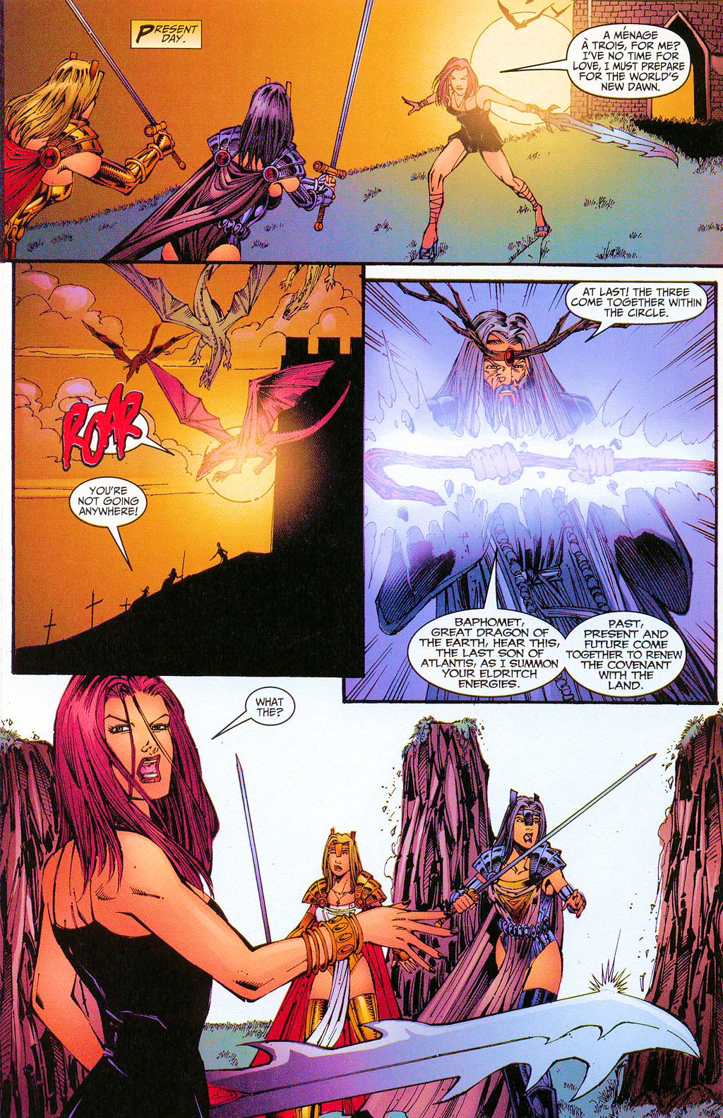 Read online Lady Pendragon comic -  Issue #6 - 15