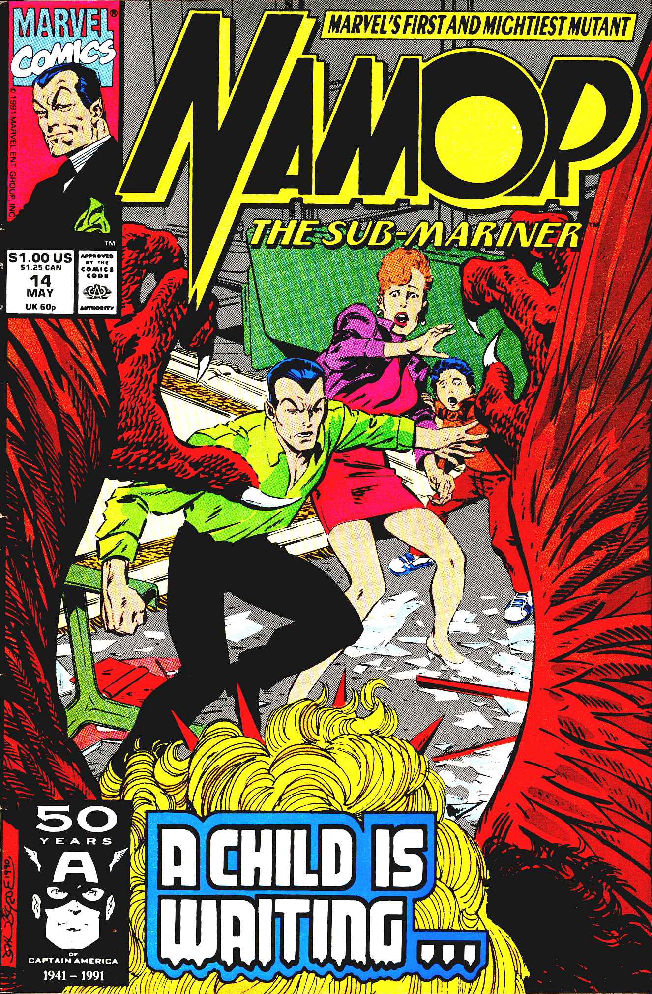 Read online Namor, The Sub-Mariner comic -  Issue #14 - 1