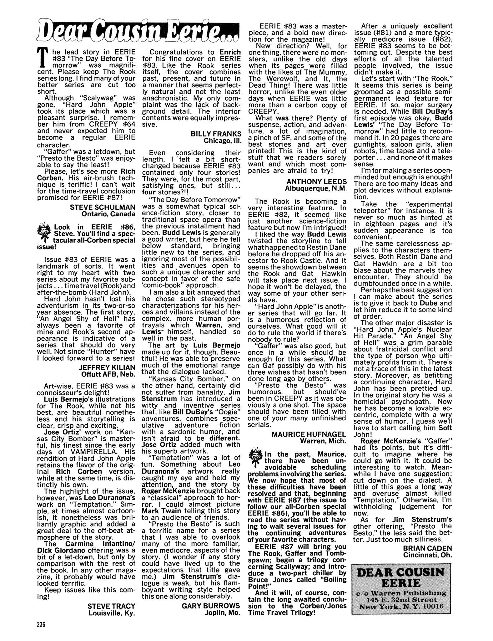 Read online Eerie Archives comic -  Issue # TPB 17 - 237