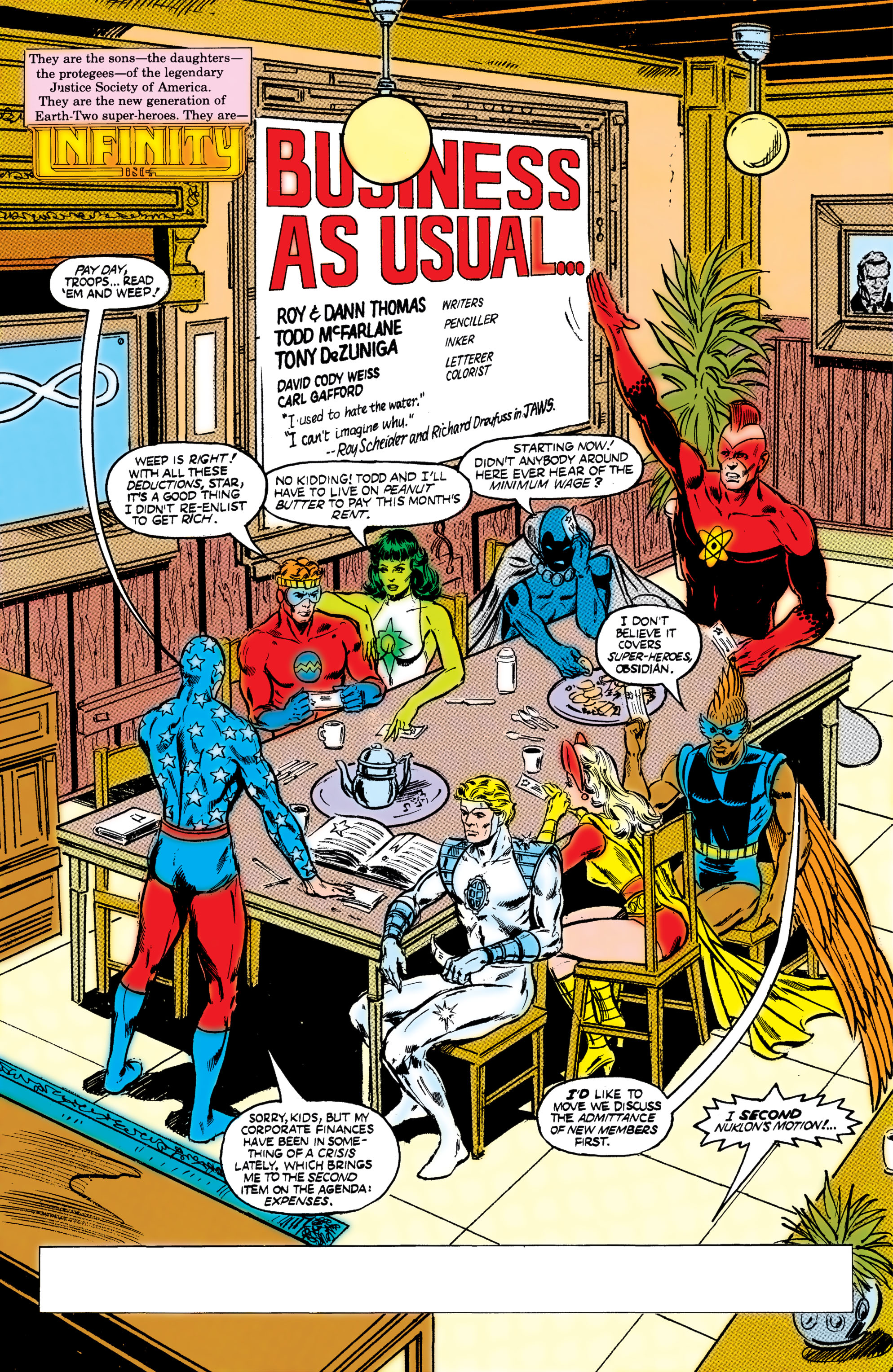 Read online Infinity Inc. (1984) comic -  Issue #25 - 2