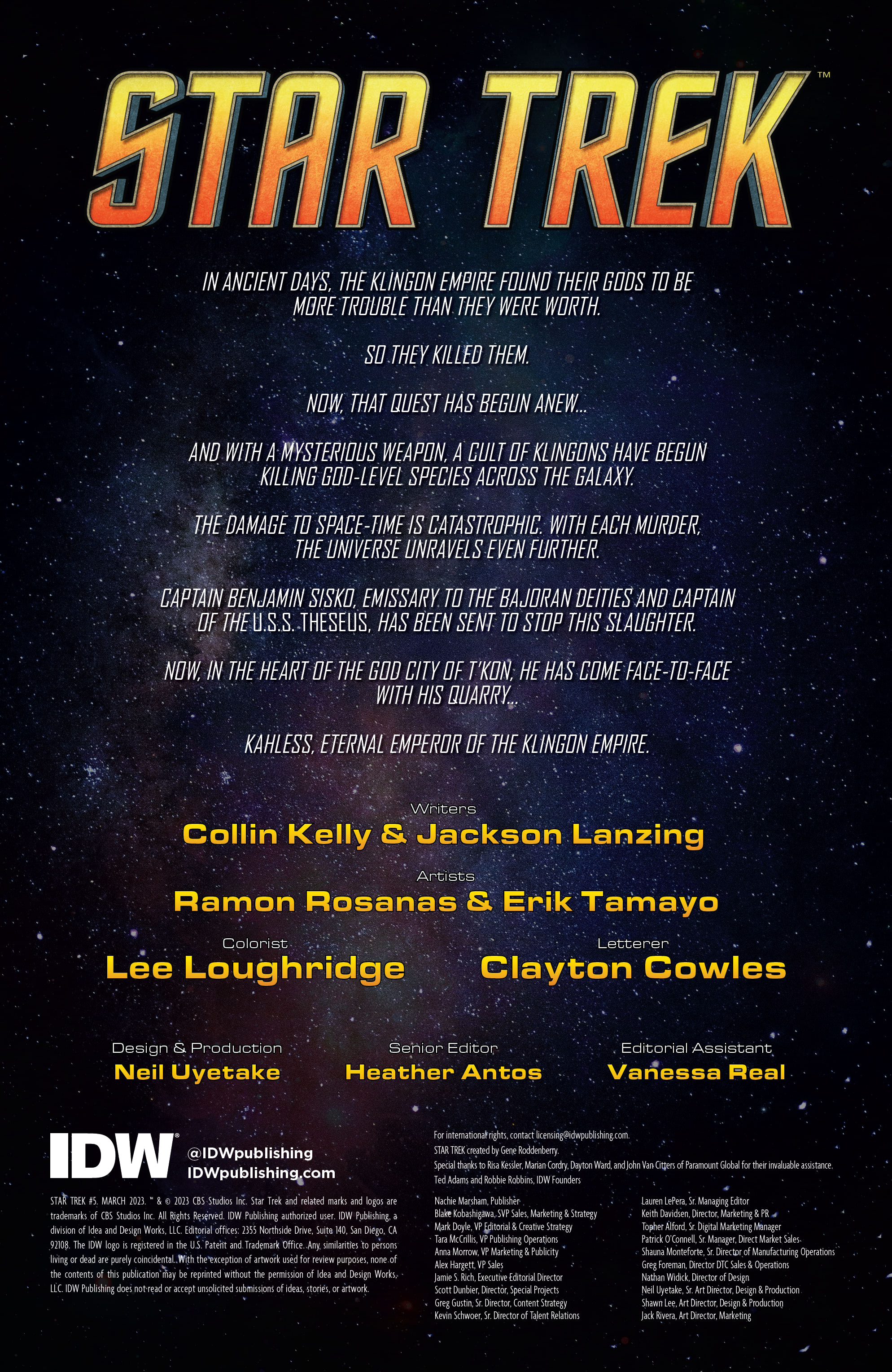 Read online Star Trek (2022) comic -  Issue #5 - 2