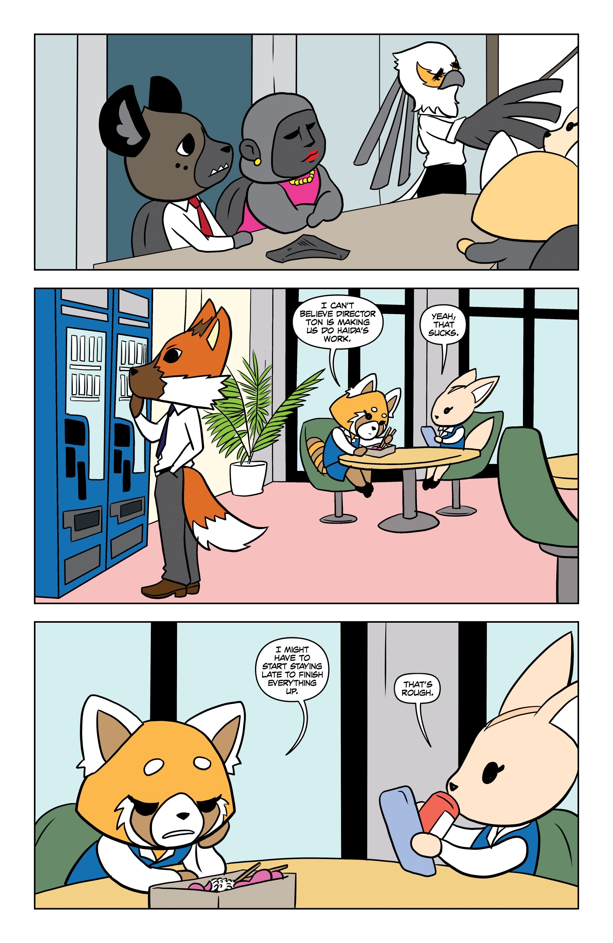 Read online Aggretsuko: Meet Her World comic -  Issue #1 - 7