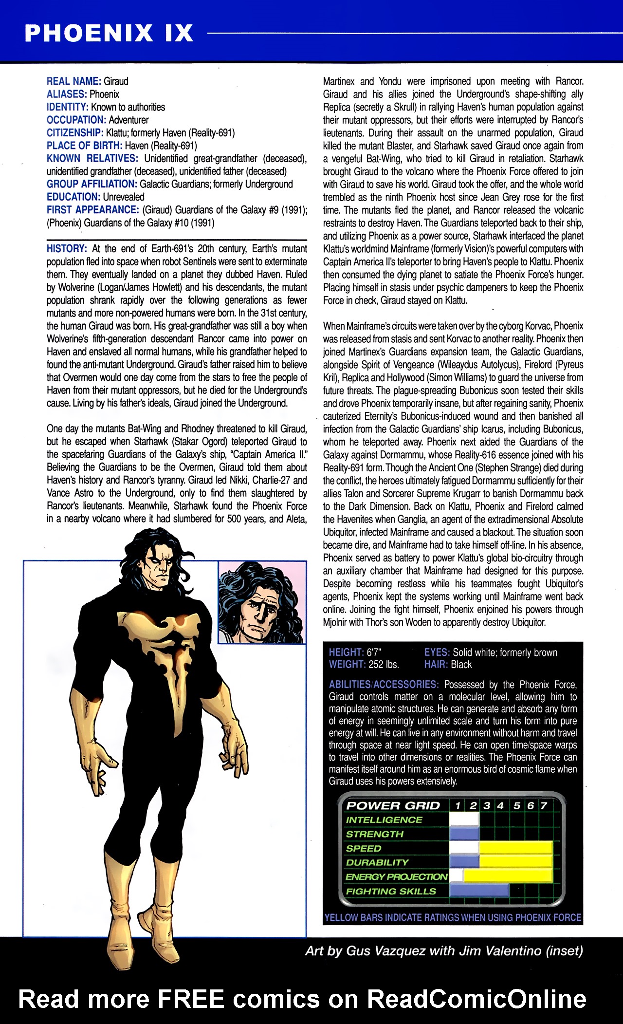 Read online X-Men: Phoenix Force Handbook comic -  Issue # Full - 50