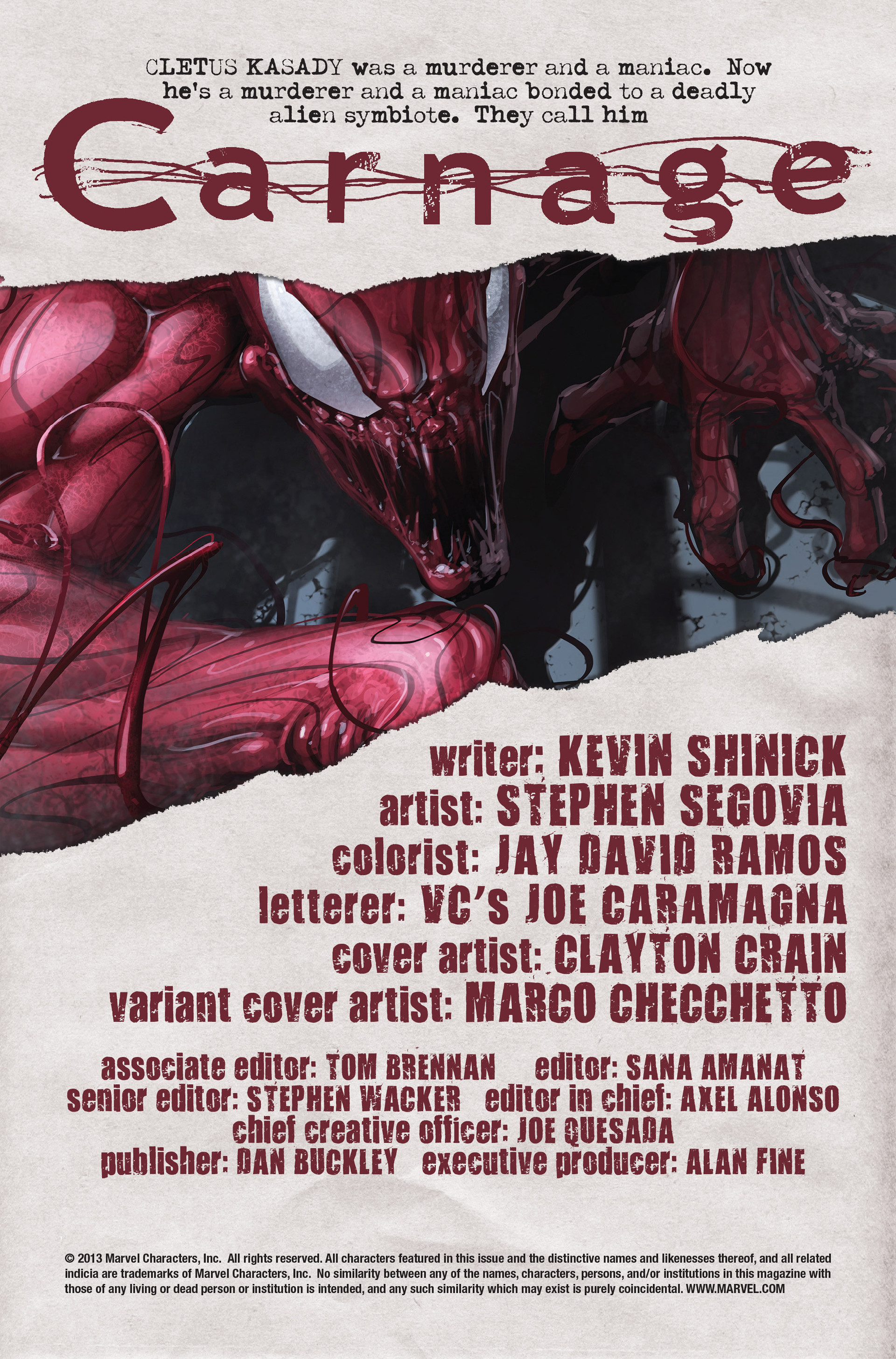 Read online Superior Carnage comic -  Issue #1 - 2