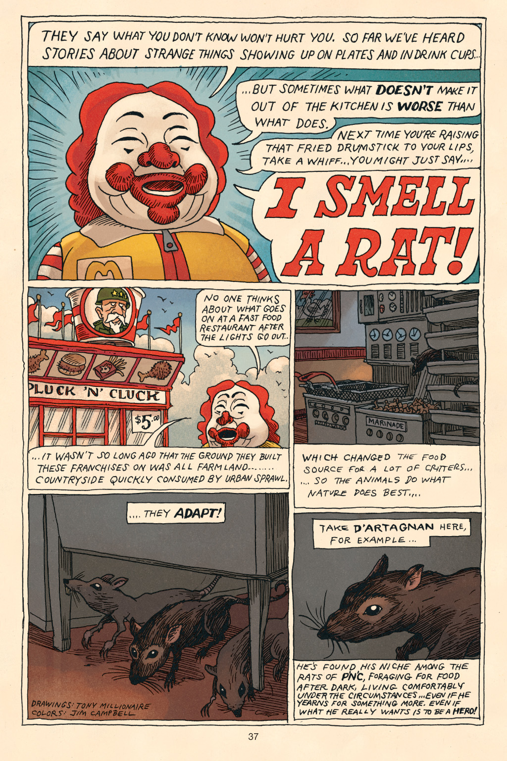 Read online Supersized: Strange Tales from a Fast-Food Culture comic -  Issue # TPB - 38
