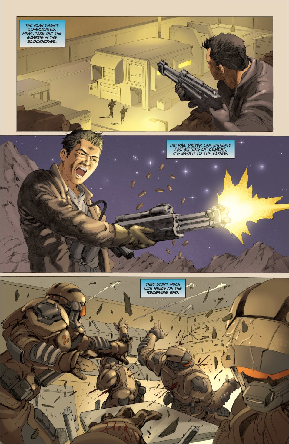 Read online Red Faction: Guerrilla Book #1 ''A Fire On Mars'' comic -  Issue #1 ''A Fire On Mars'' Full - 17