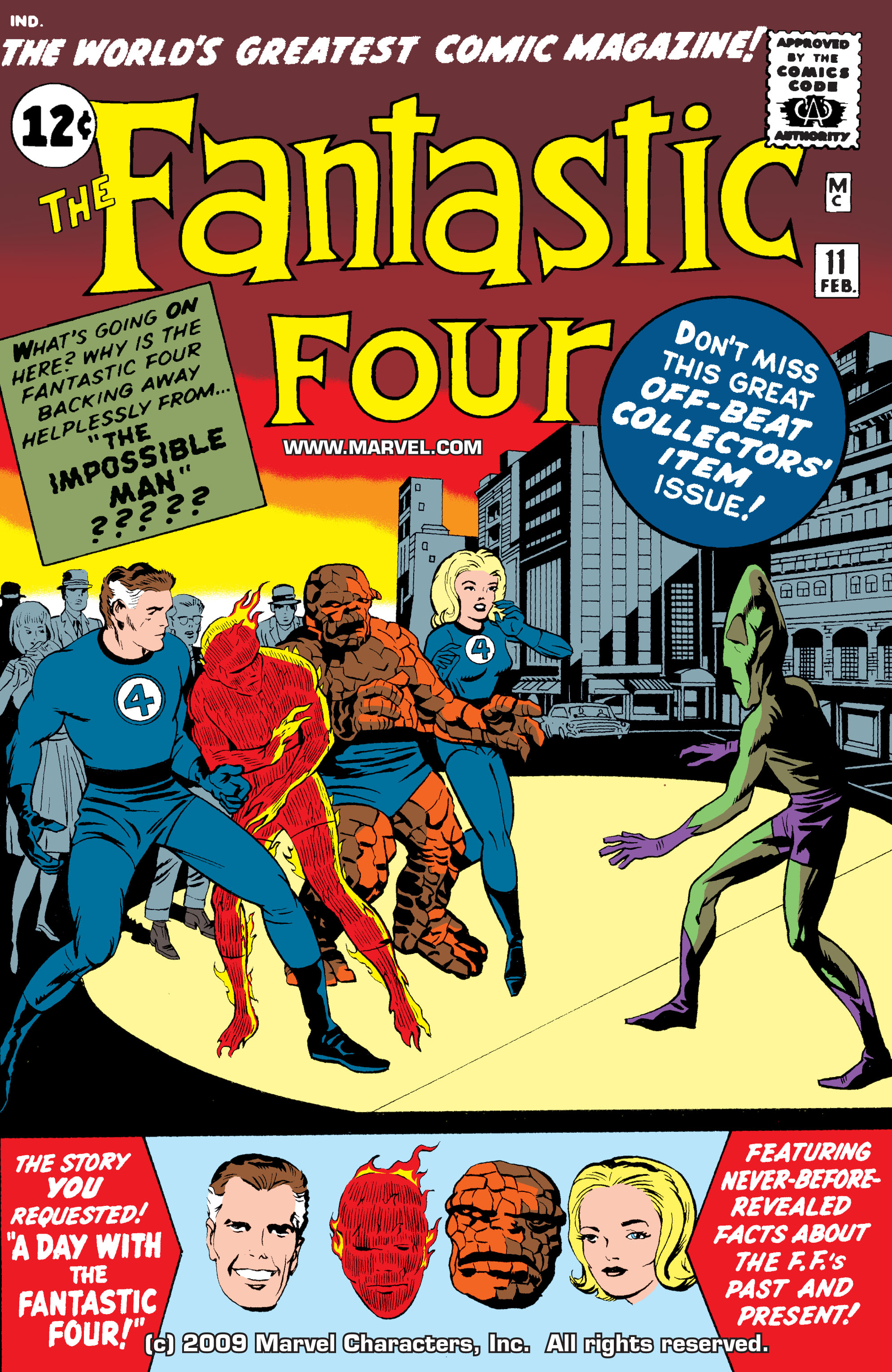 Read online Fantastic Four (1961) comic -  Issue #11 - 1