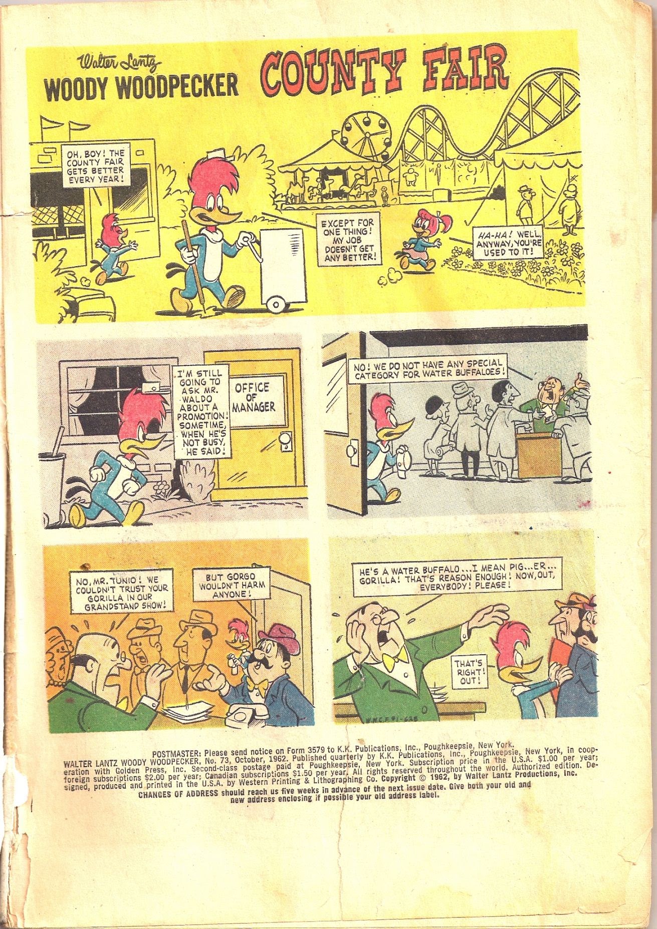 Read online Walter Lantz Woody Woodpecker (1962) comic -  Issue #73 - 3