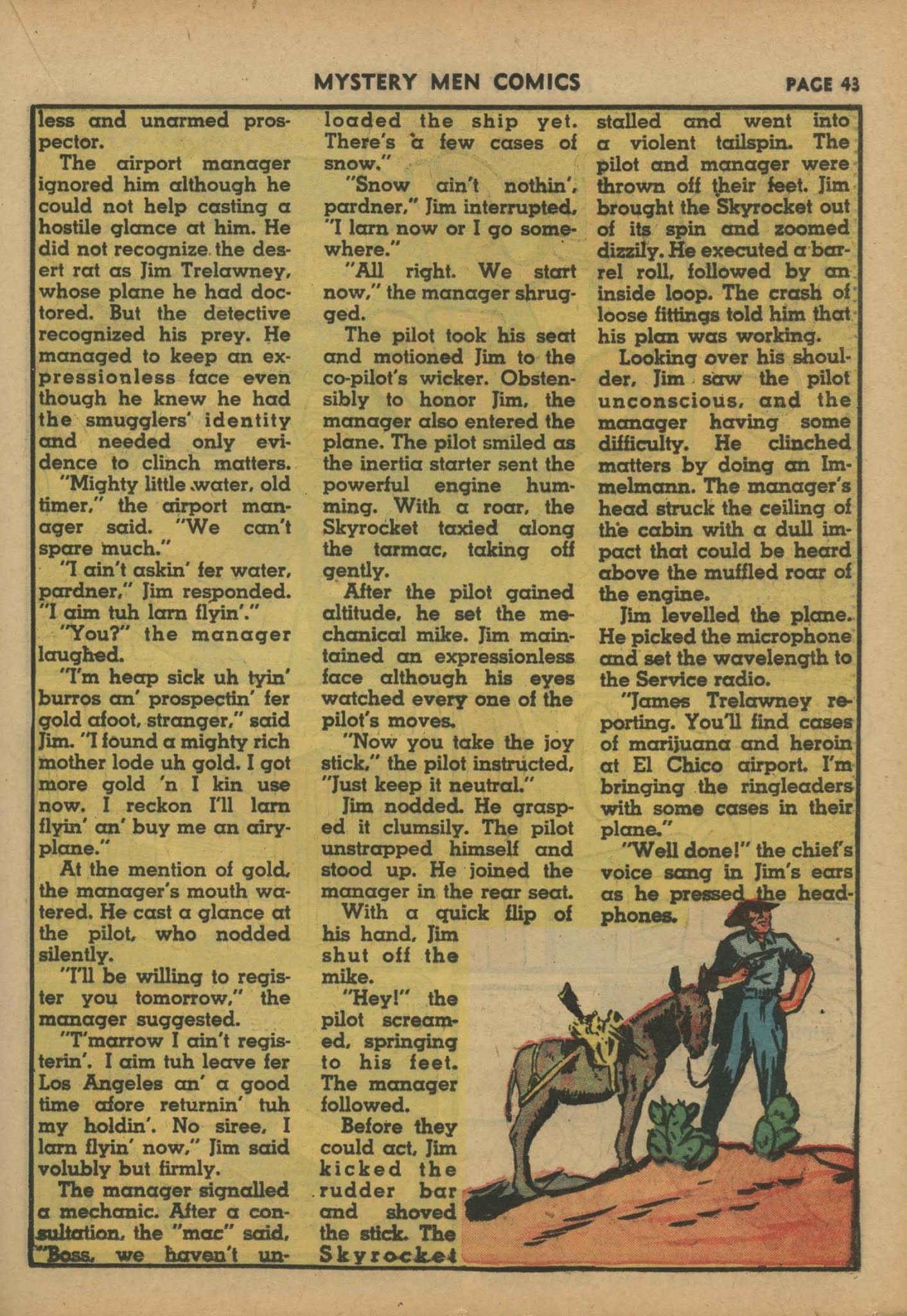 Read online Mystery Men Comics comic -  Issue #19 - 45