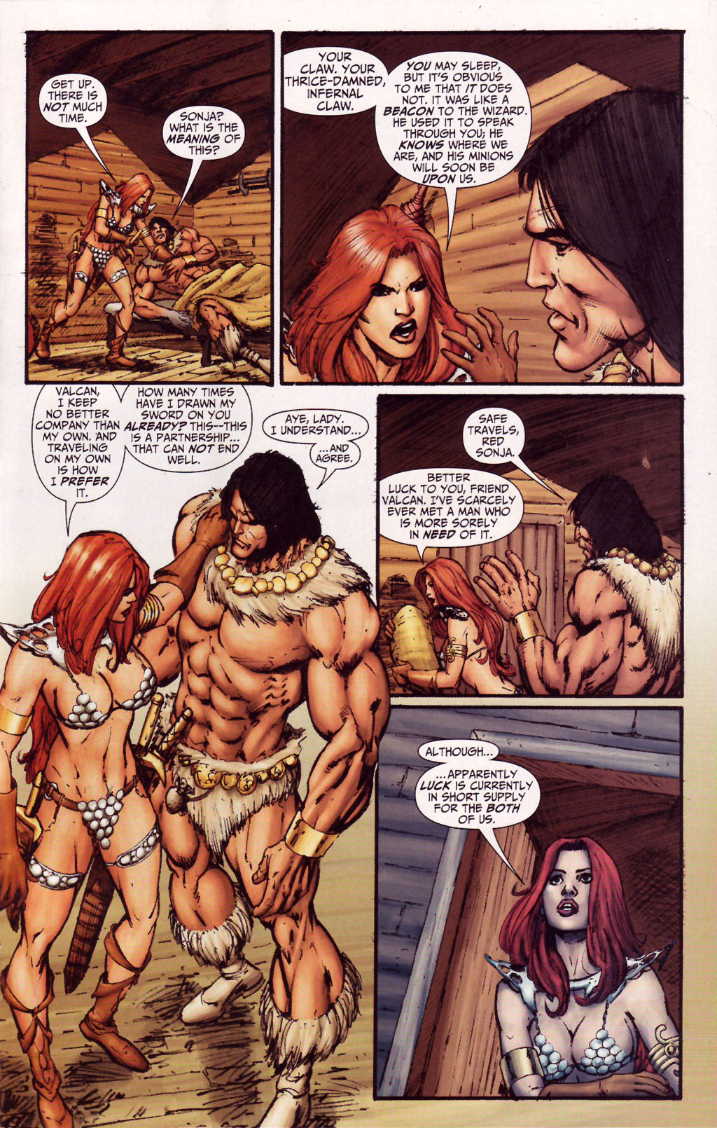 Read online Red Sonja / Claw The Unconquered: Devil's Hands comic -  Issue # TPB - 41