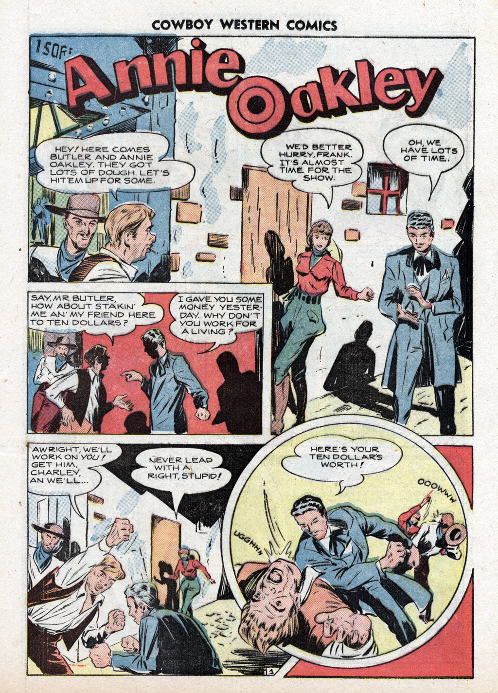 Read online Cowboy Western Comics (1948) comic -  Issue #22 - 7