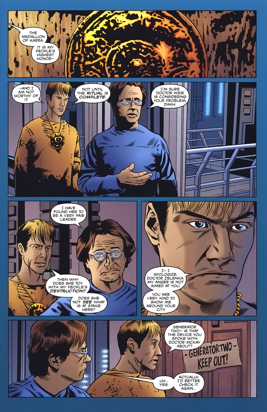 Read online Stargate Atlantis: Wraithfall comic -  Issue #2 - 13