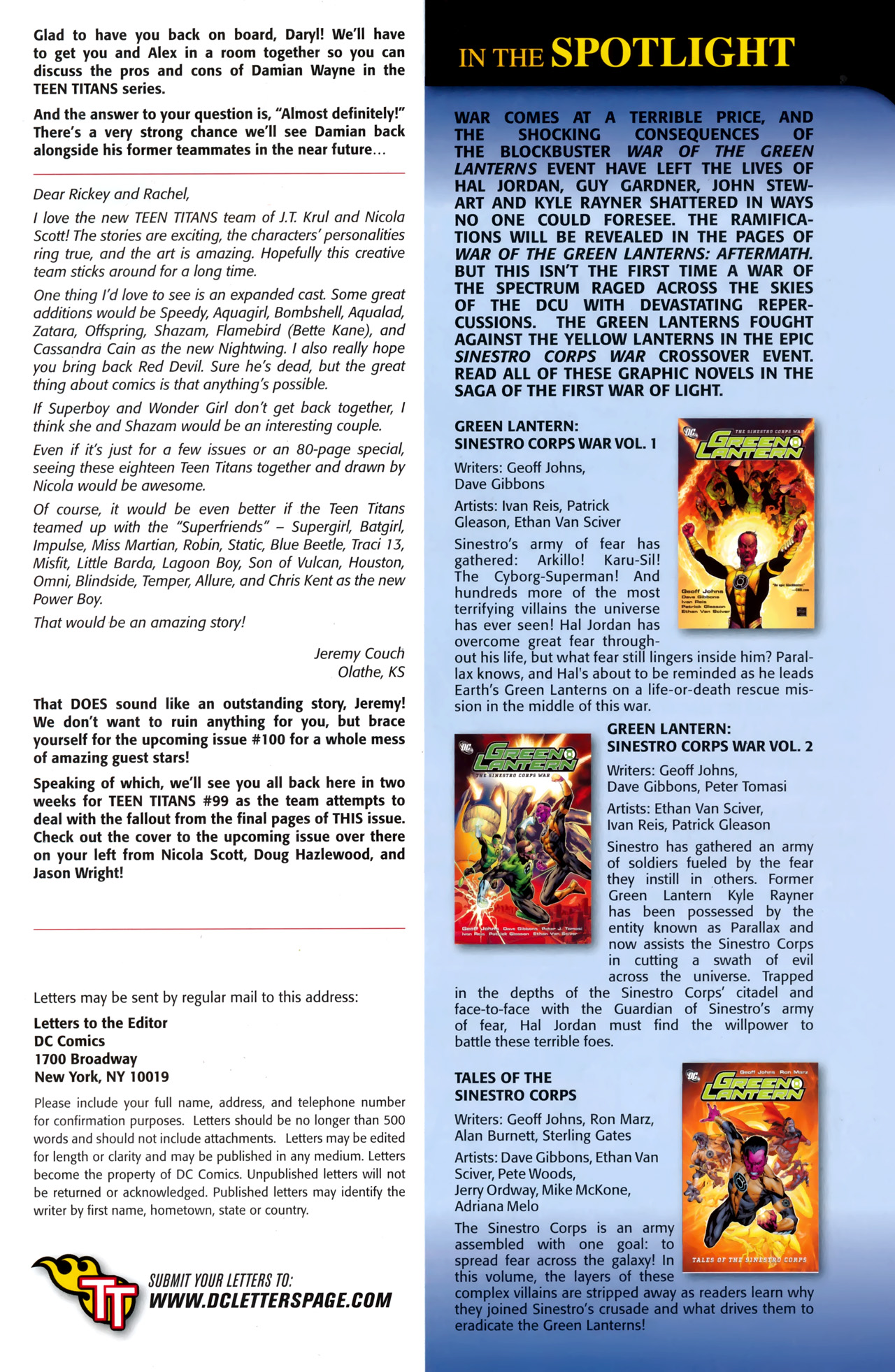 Read online Teen Titans (2003) comic -  Issue #98 - 22