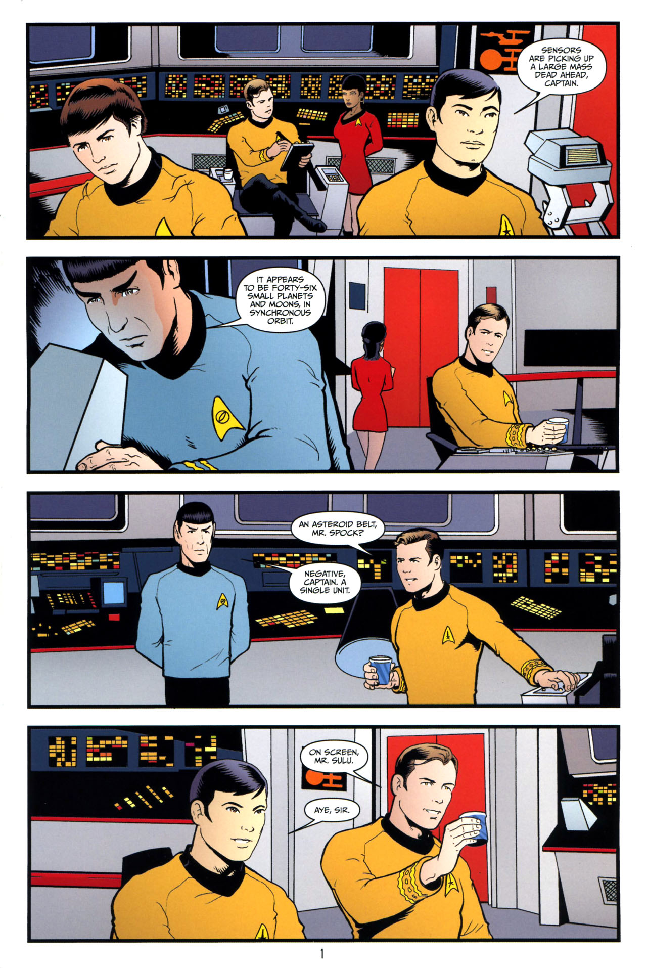 Read online Star Trek: Year Four comic -  Issue #1 - 4