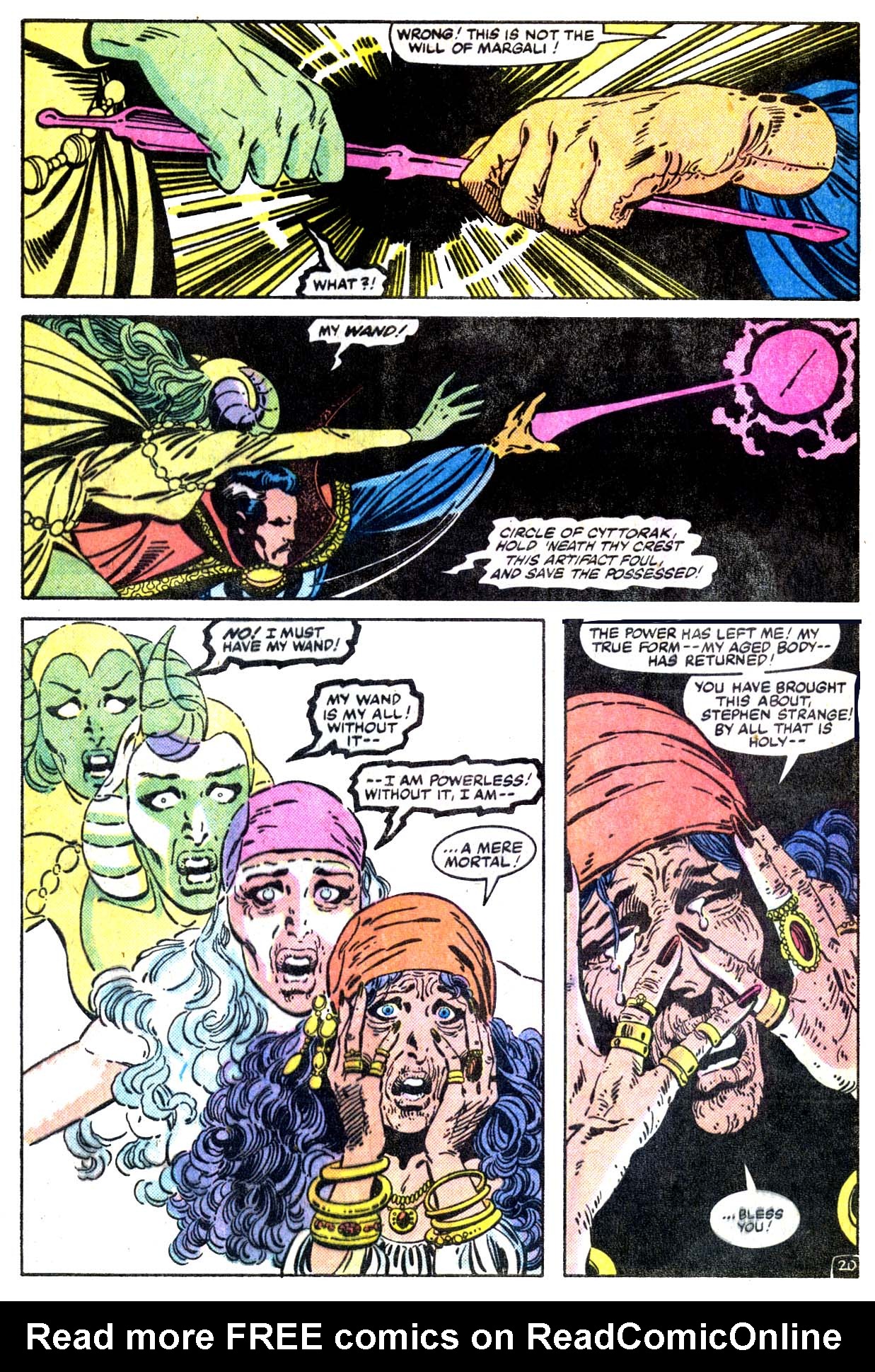 Read online Doctor Strange (1974) comic -  Issue #57 - 21