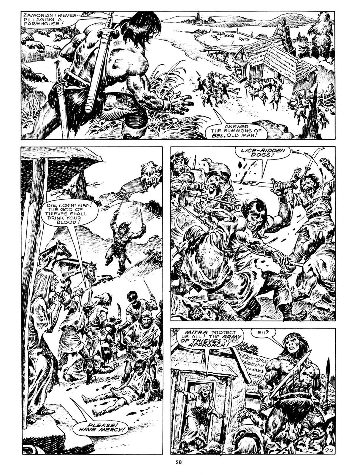 Read online The Savage Sword Of Conan comic -  Issue #211 - 56