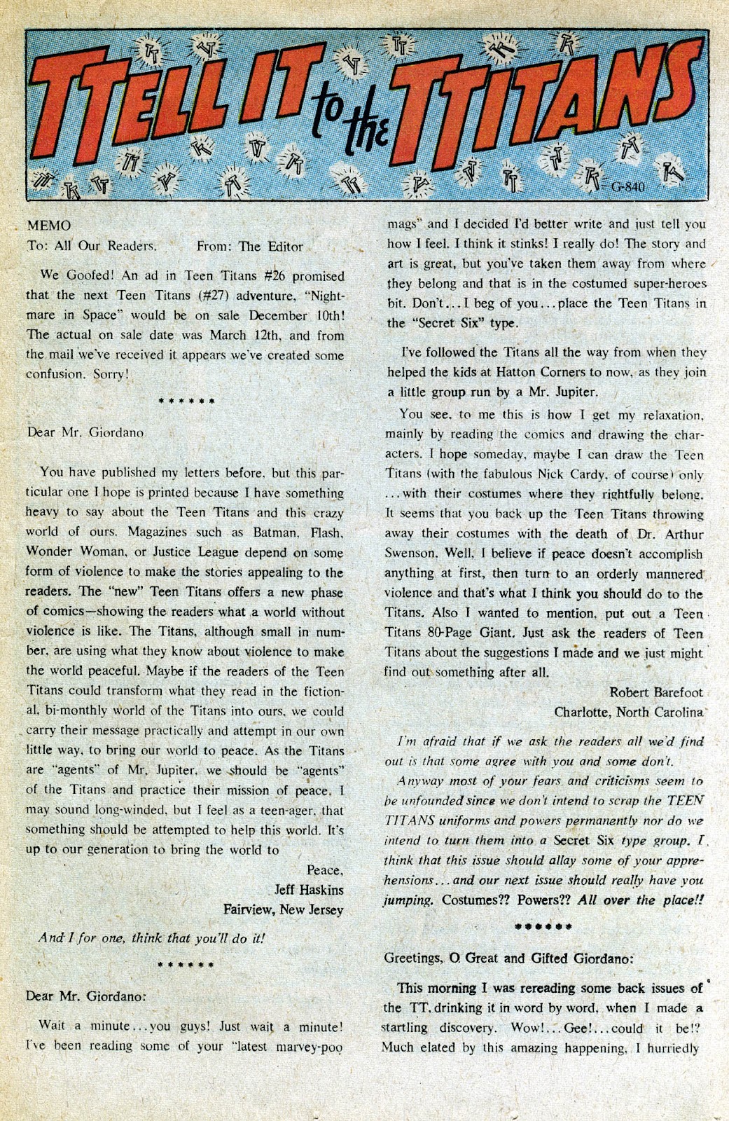 Teen Titans (1966) issue 28 - Page 12