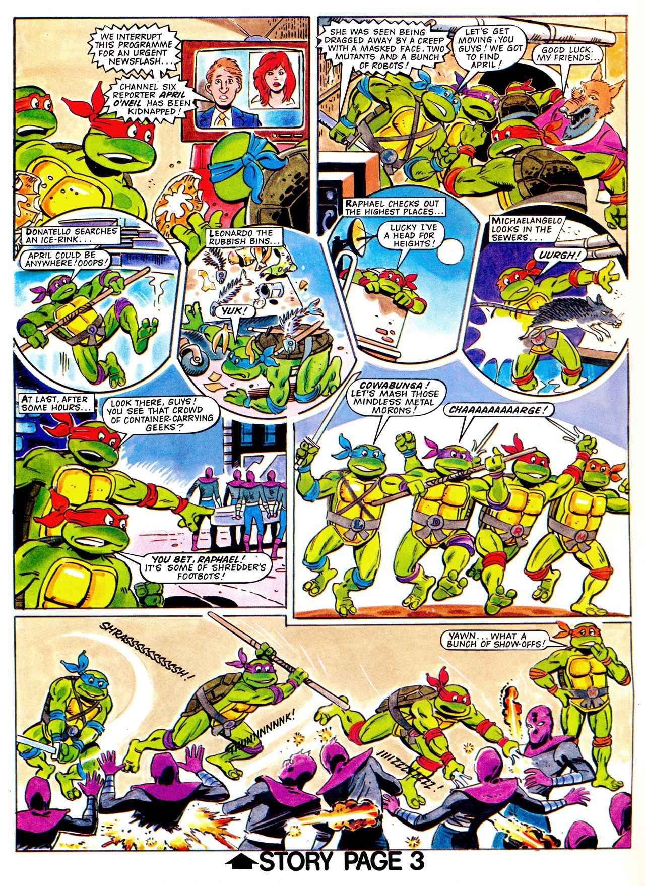 Read online Teenage Mutant Hero Turtles Adventures comic -  Issue #15 - 4