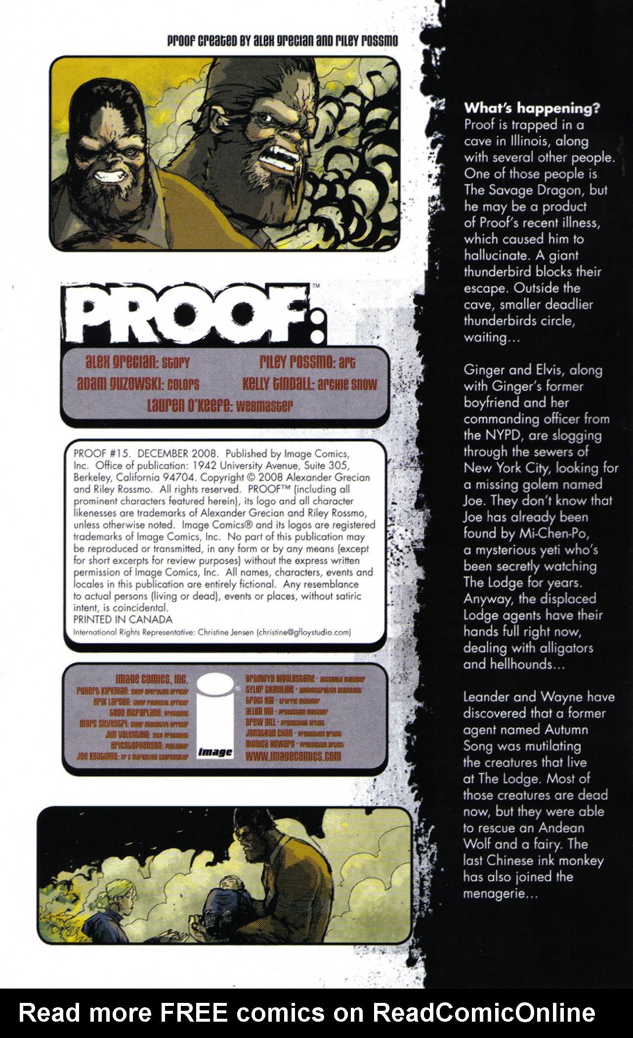 Read online Proof comic -  Issue #15 - 2
