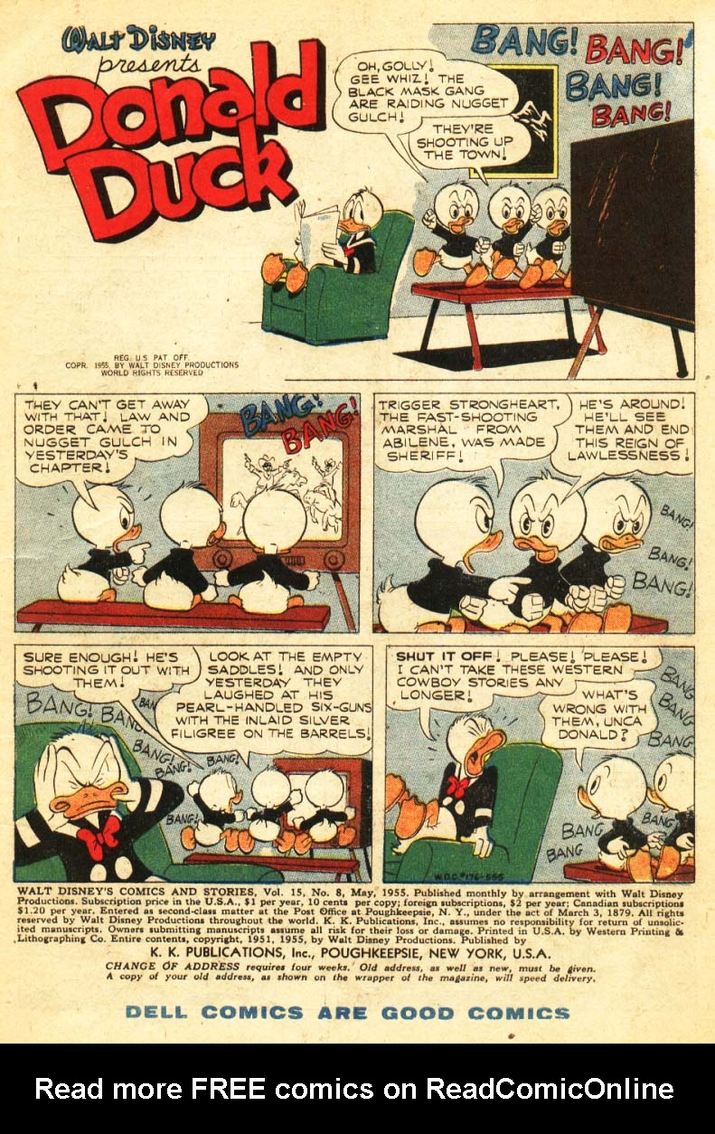 Read online Walt Disney's Comics and Stories comic -  Issue #176 - 3