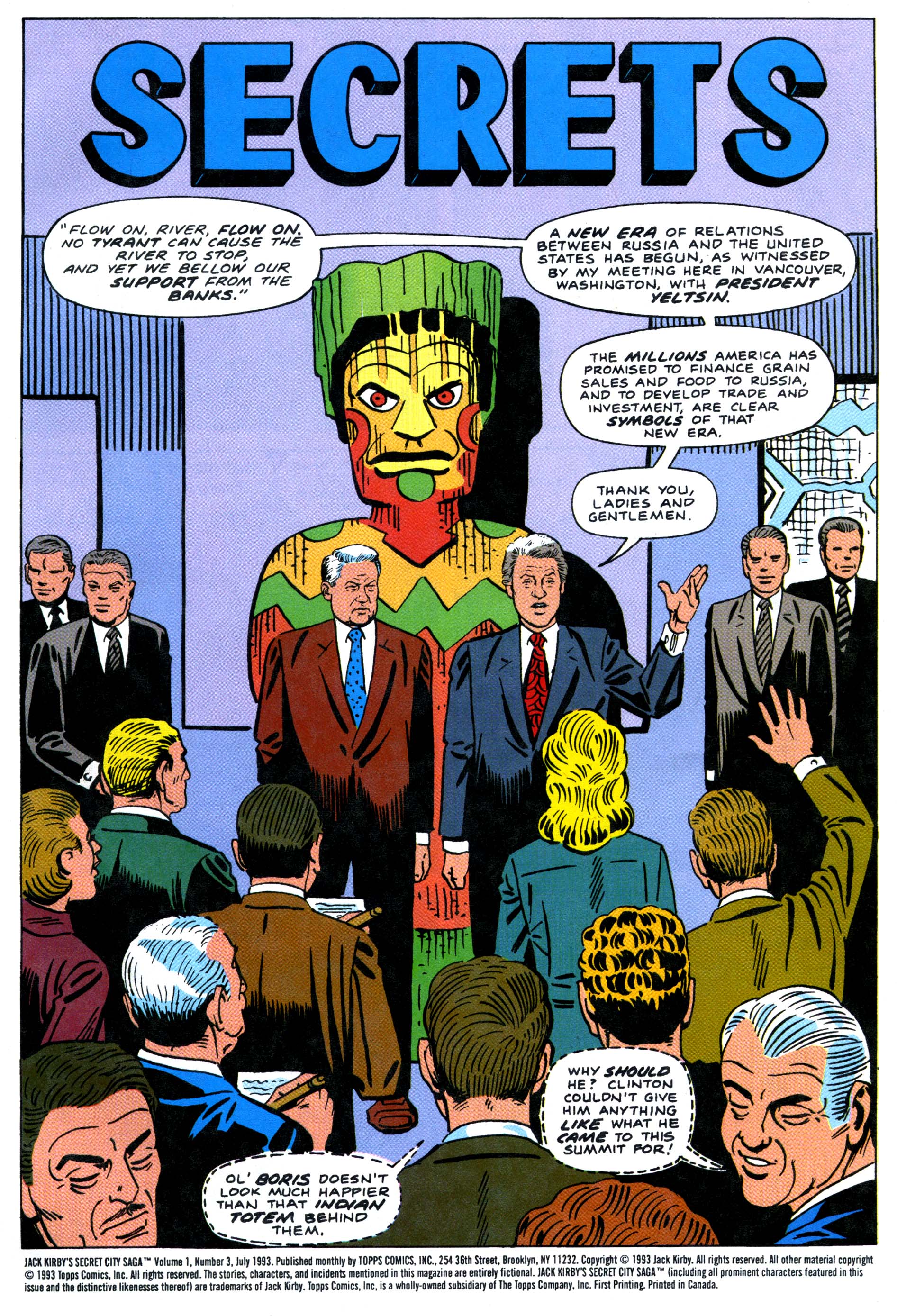 Read online Jack Kirby's Secret City Saga comic -  Issue #3 - 3