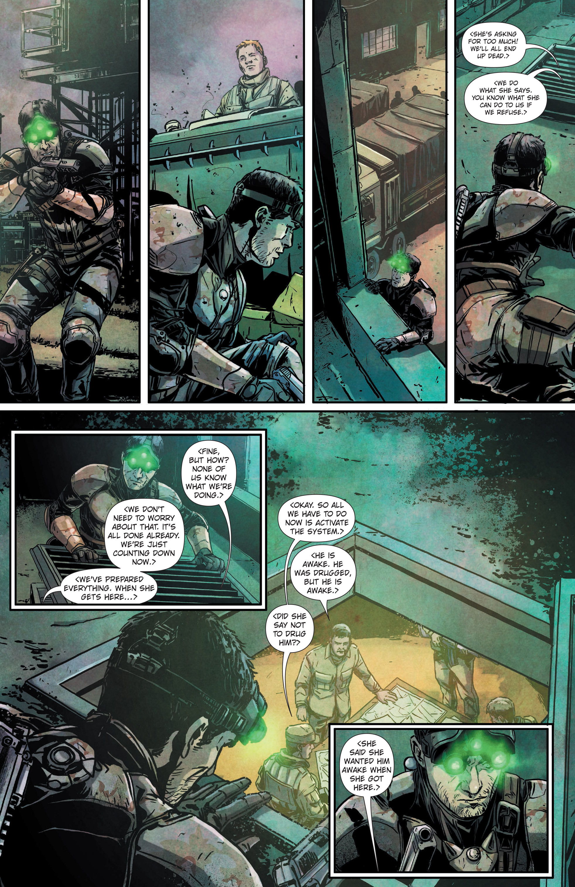 Read online Tom Clancy's Splinter Cell: Echoes comic -  Issue #3 - 16