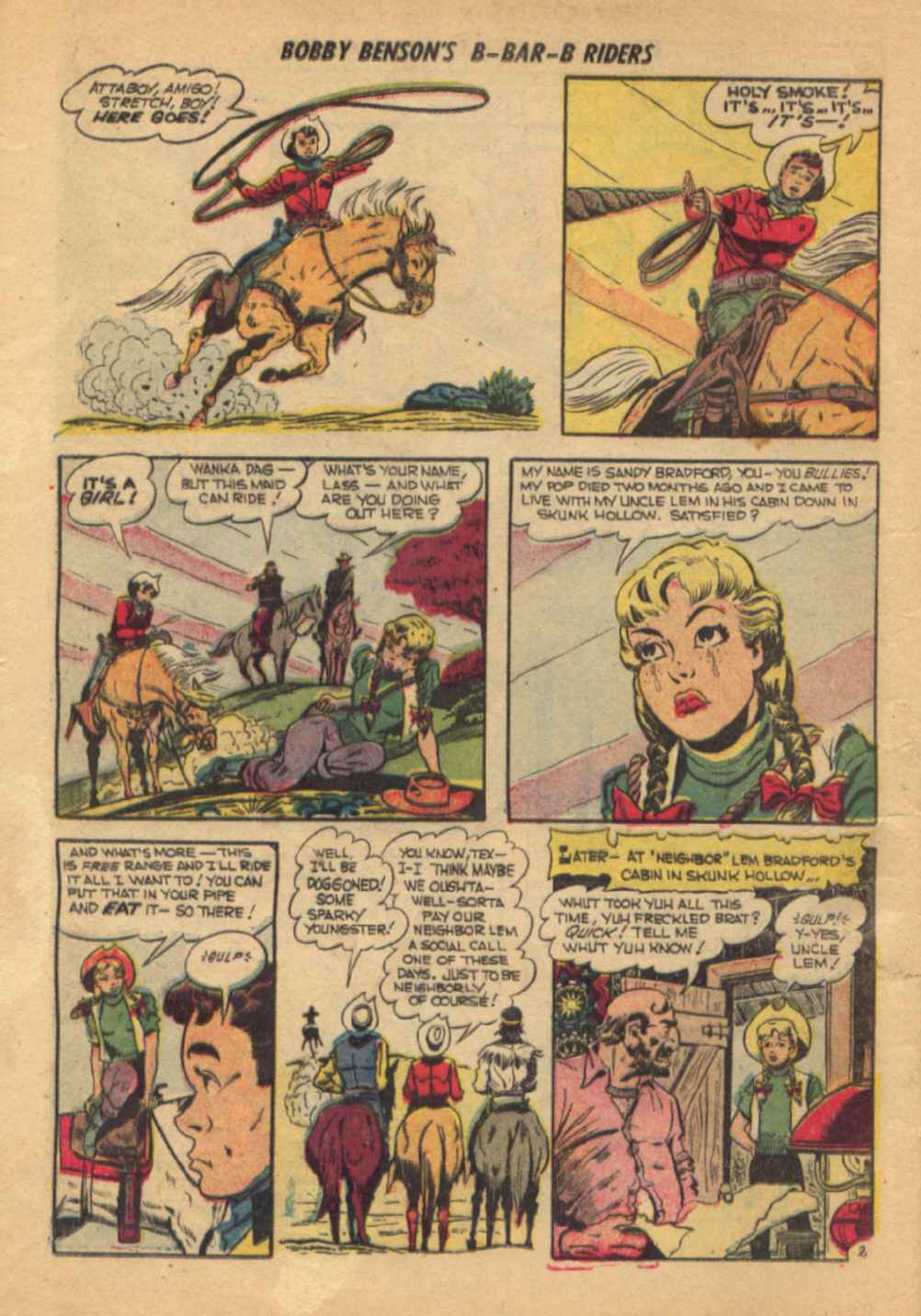 Read online Bobby Benson's B-Bar-B Riders comic -  Issue #15 - 4