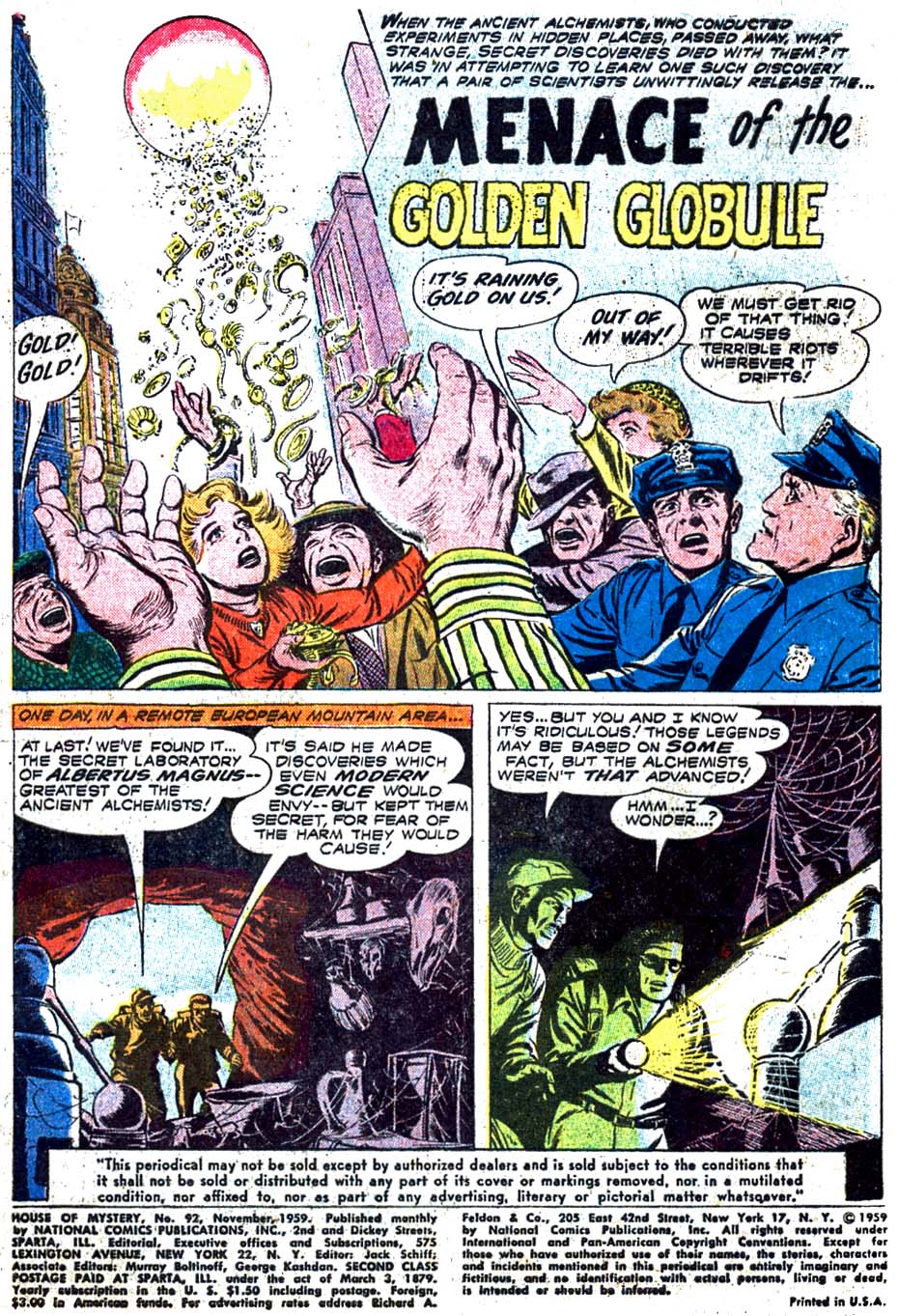 Read online House of Mystery (1951) comic -  Issue #92 - 3