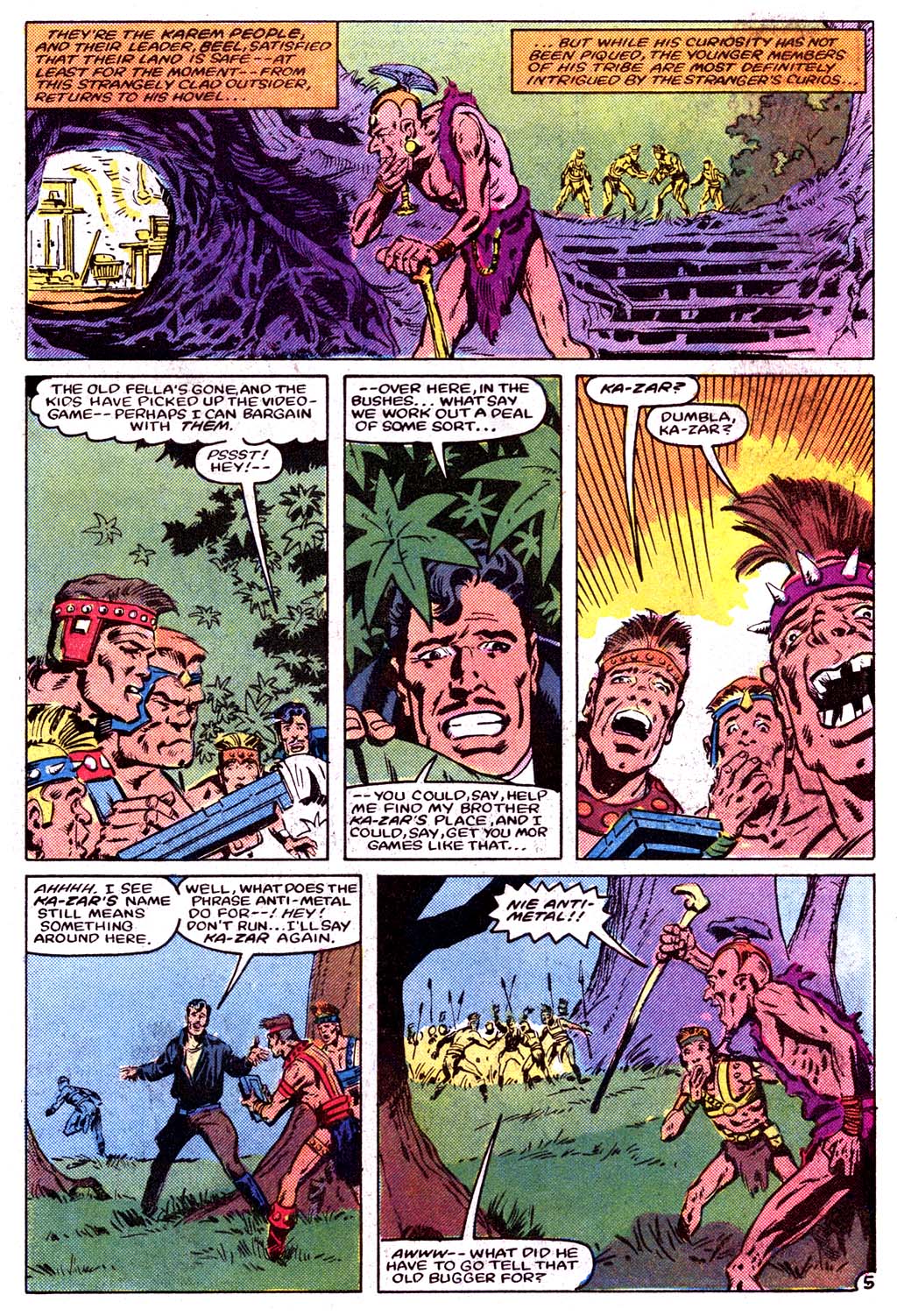 Read online Ka-Zar the Savage comic -  Issue #32 - 7