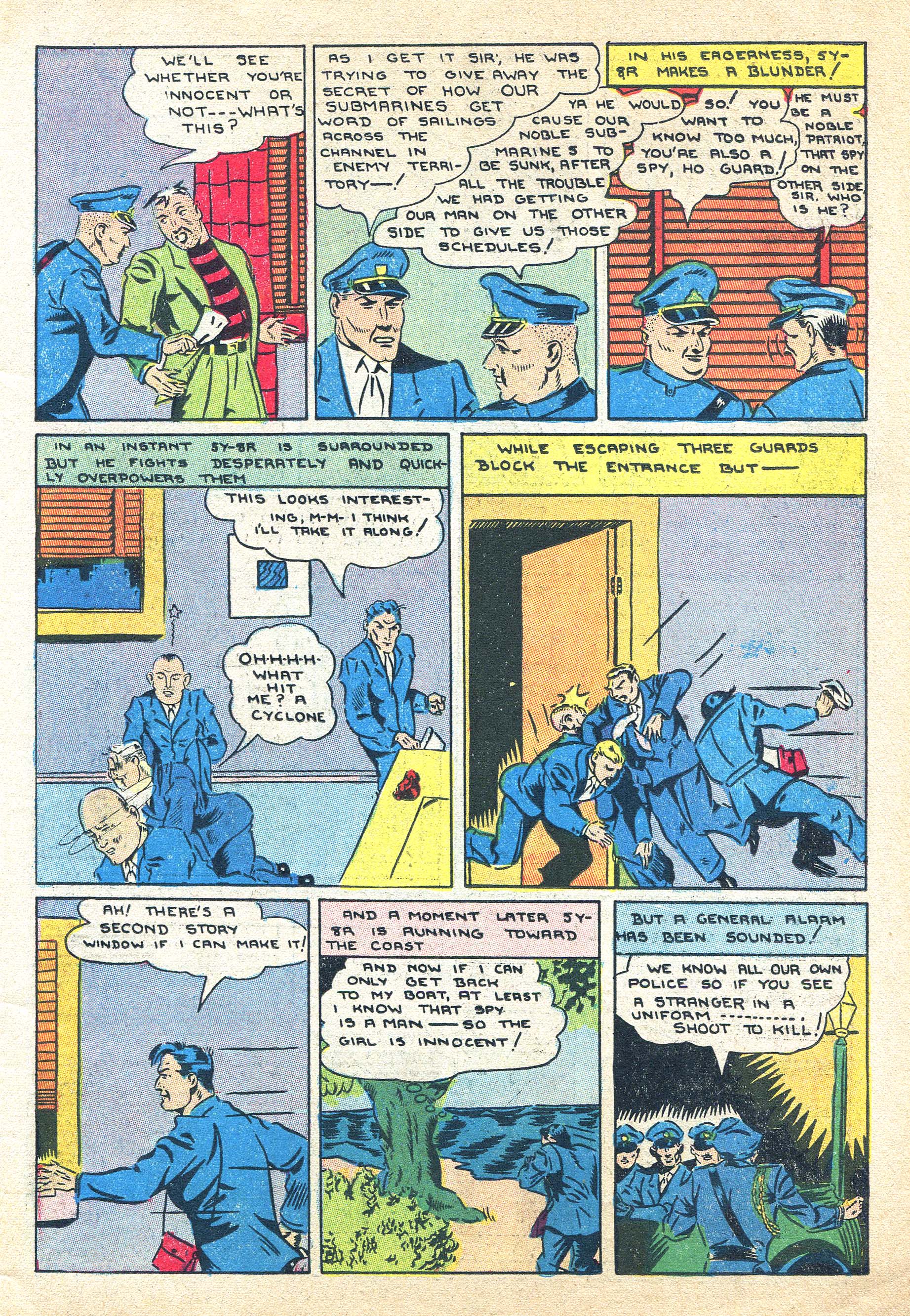 Read online Super Spy (1940) comic -  Issue #1 - 7