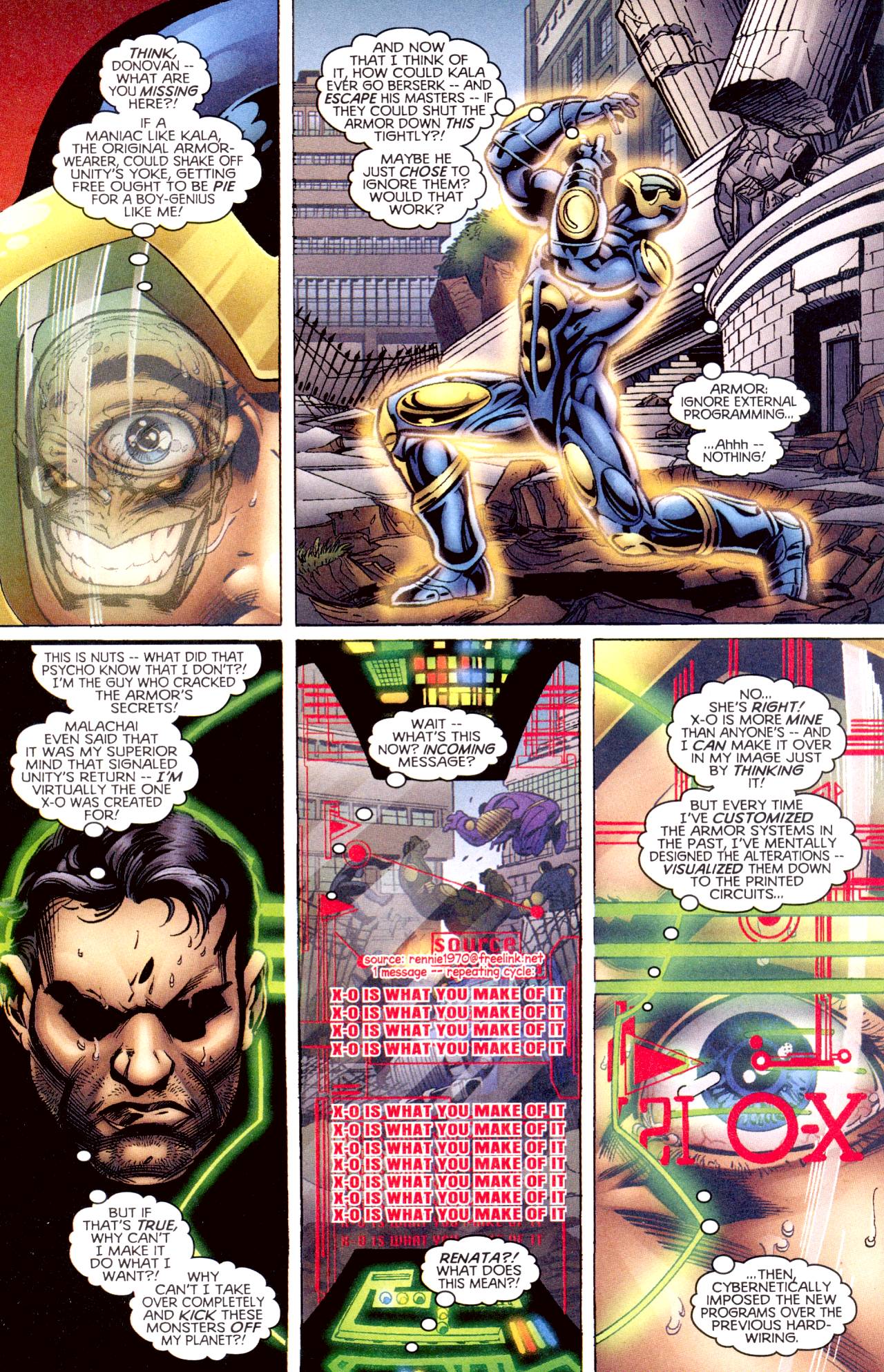 Read online X-O Manowar (1996) comic -  Issue #13 - 15