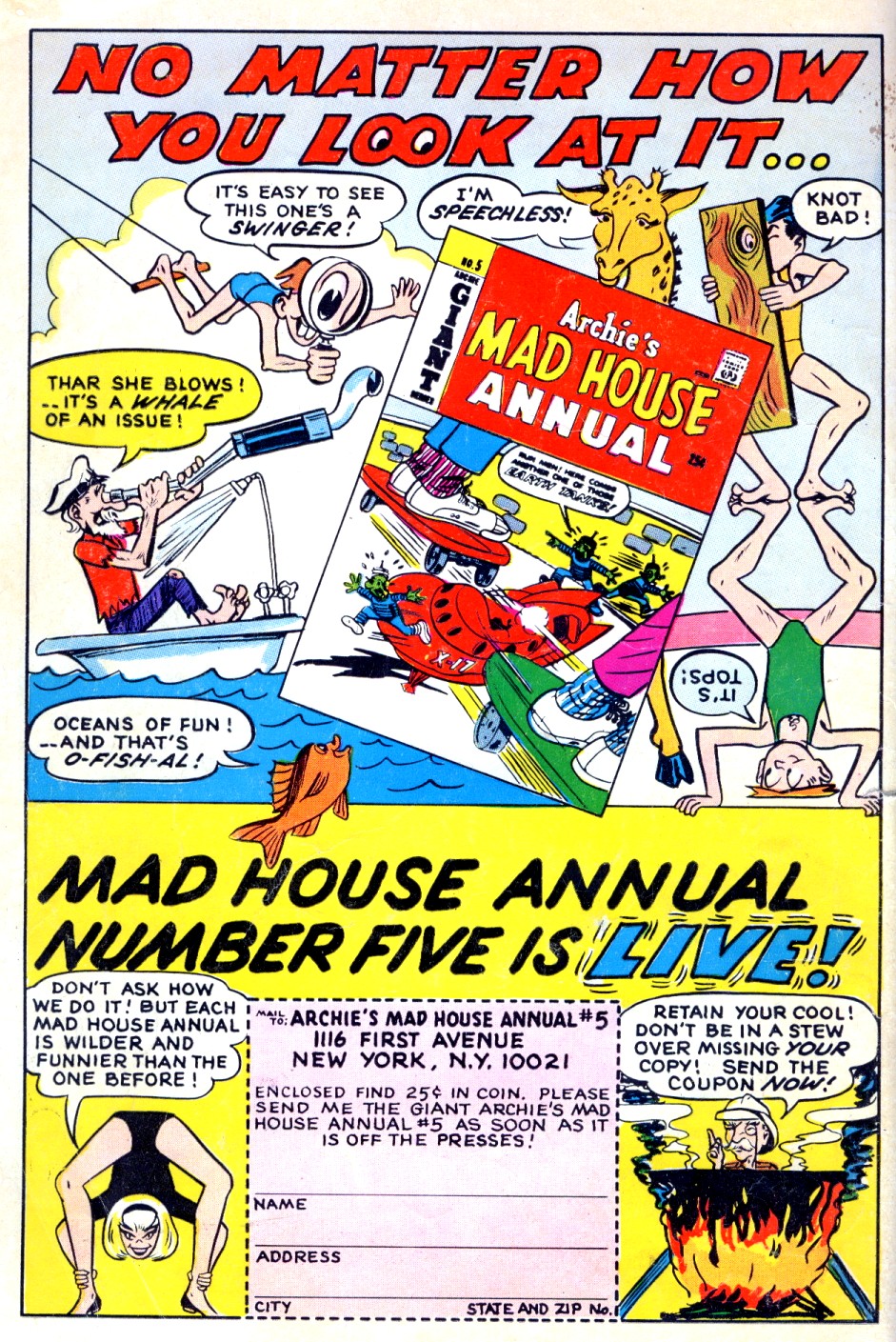 Read online Archie's Madhouse comic -  Issue #57 - 36