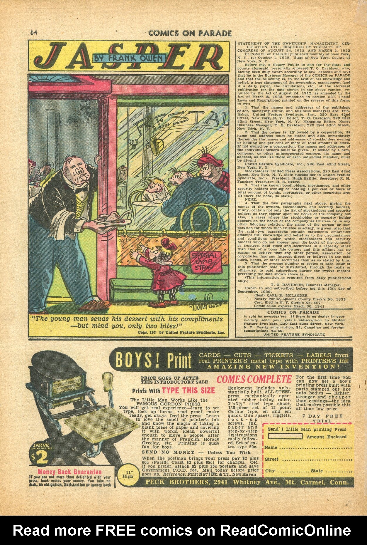 Read online Comics on Parade comic -  Issue #21 - 66