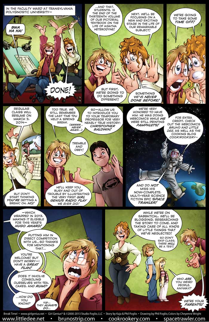 Read online Girl Genius (2002) comic -  Issue #13 - 154