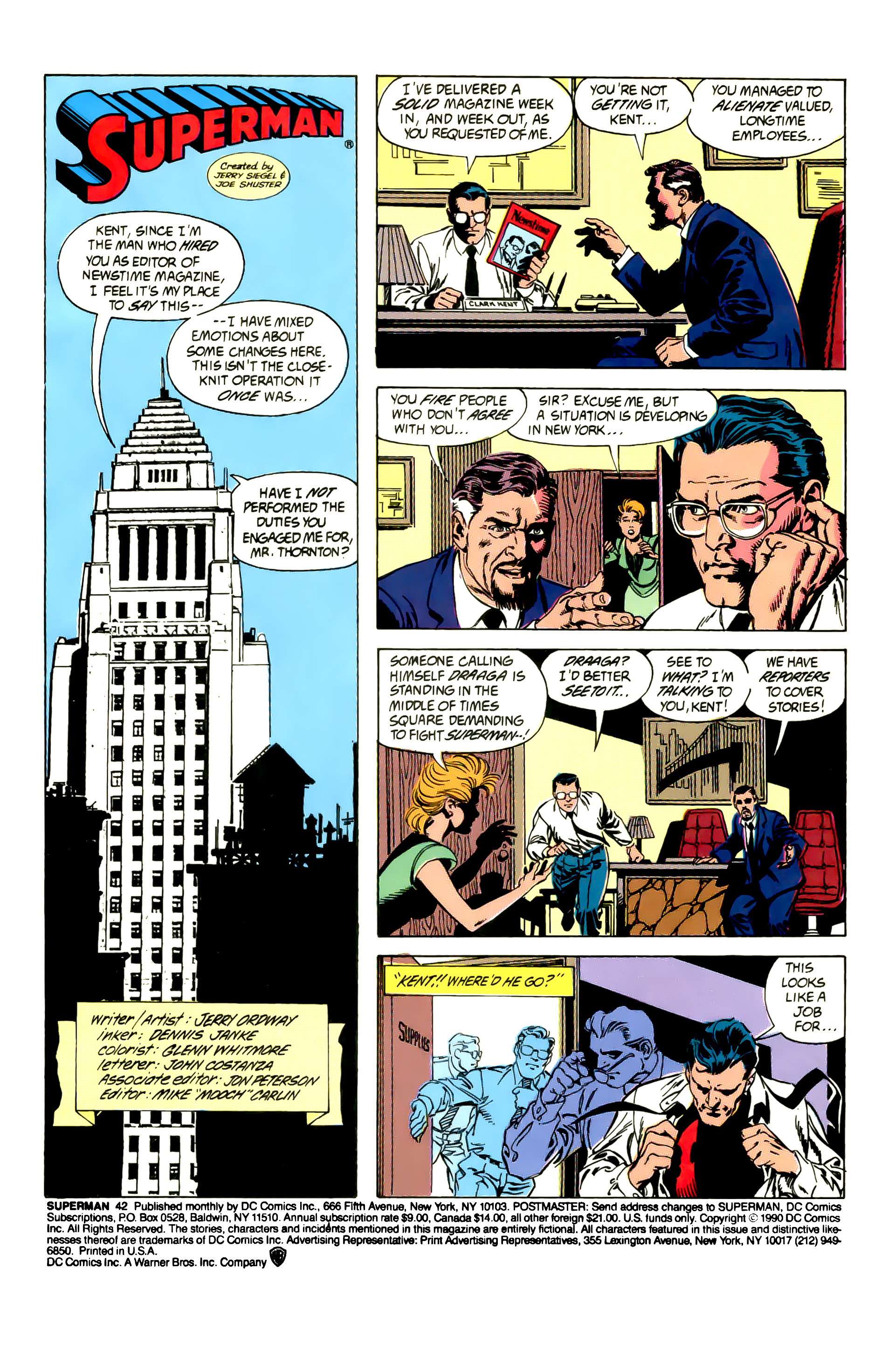 Read online Superman (1987) comic -  Issue #42 - 2