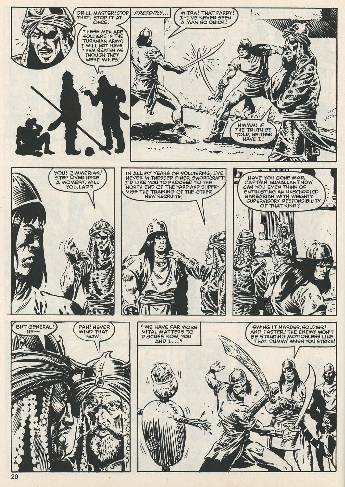 Read online The Savage Sword Of Conan comic -  Issue #112 - 20
