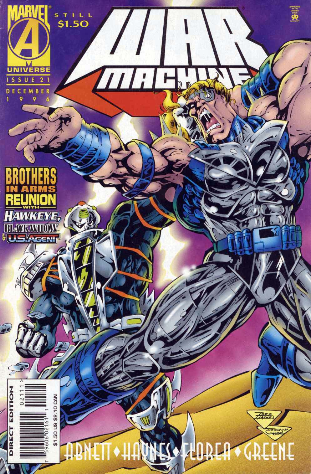 Read online War Machine (1994) comic -  Issue #21 - 1