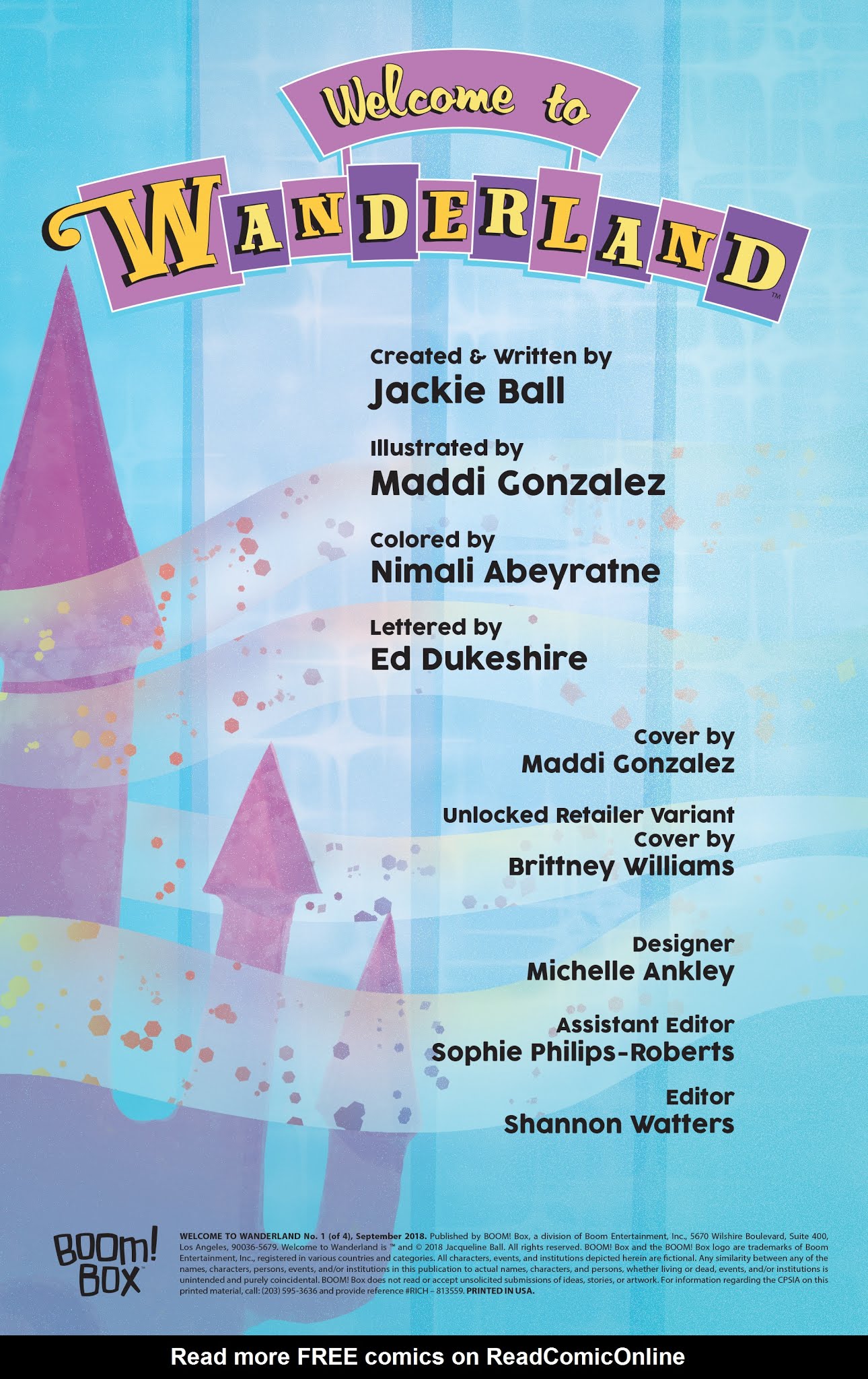 Read online Welcome To Wanderland comic -  Issue #1 - 2