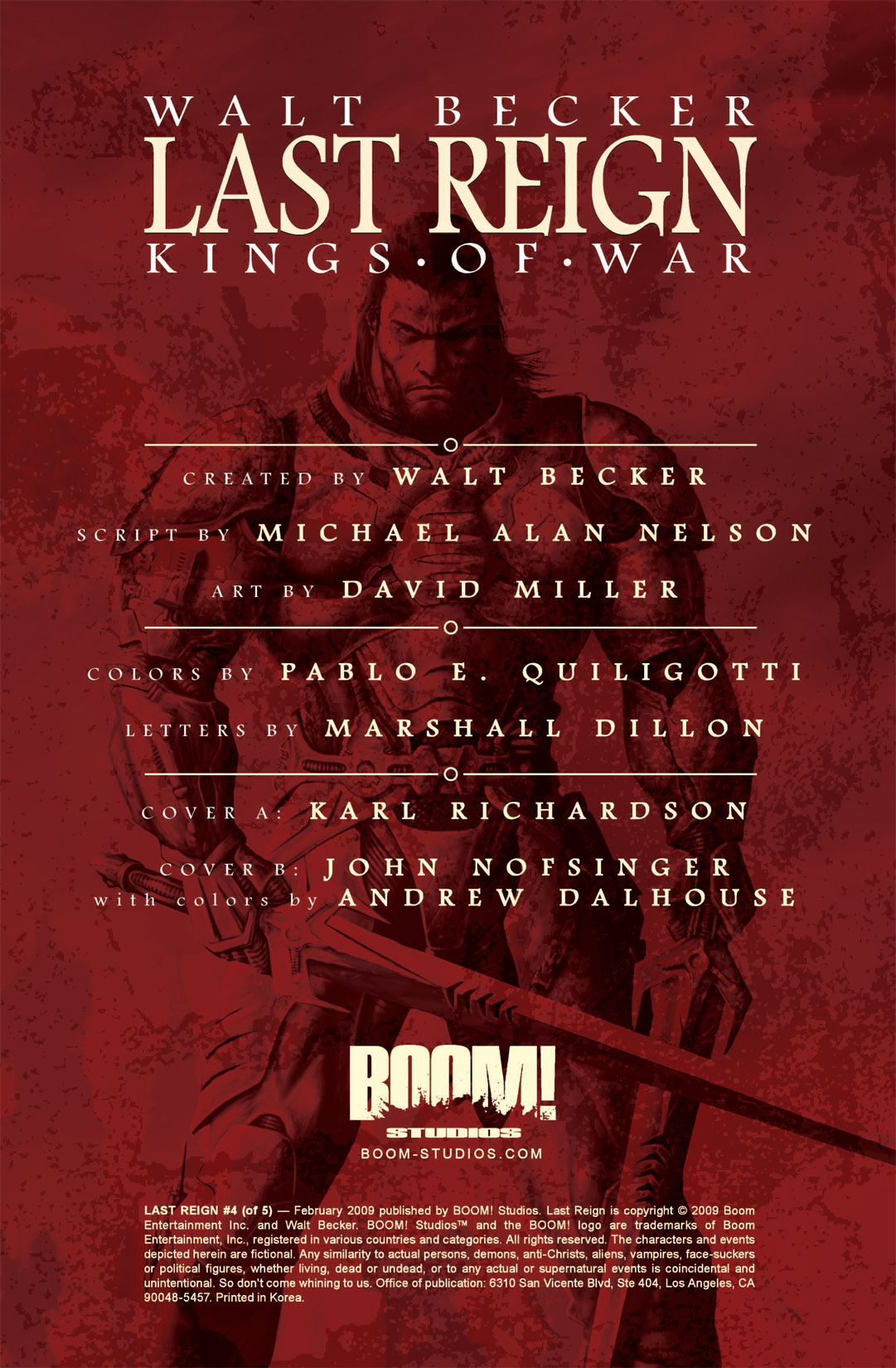 Read online Last Reign: Kings of War comic -  Issue #4 - 3