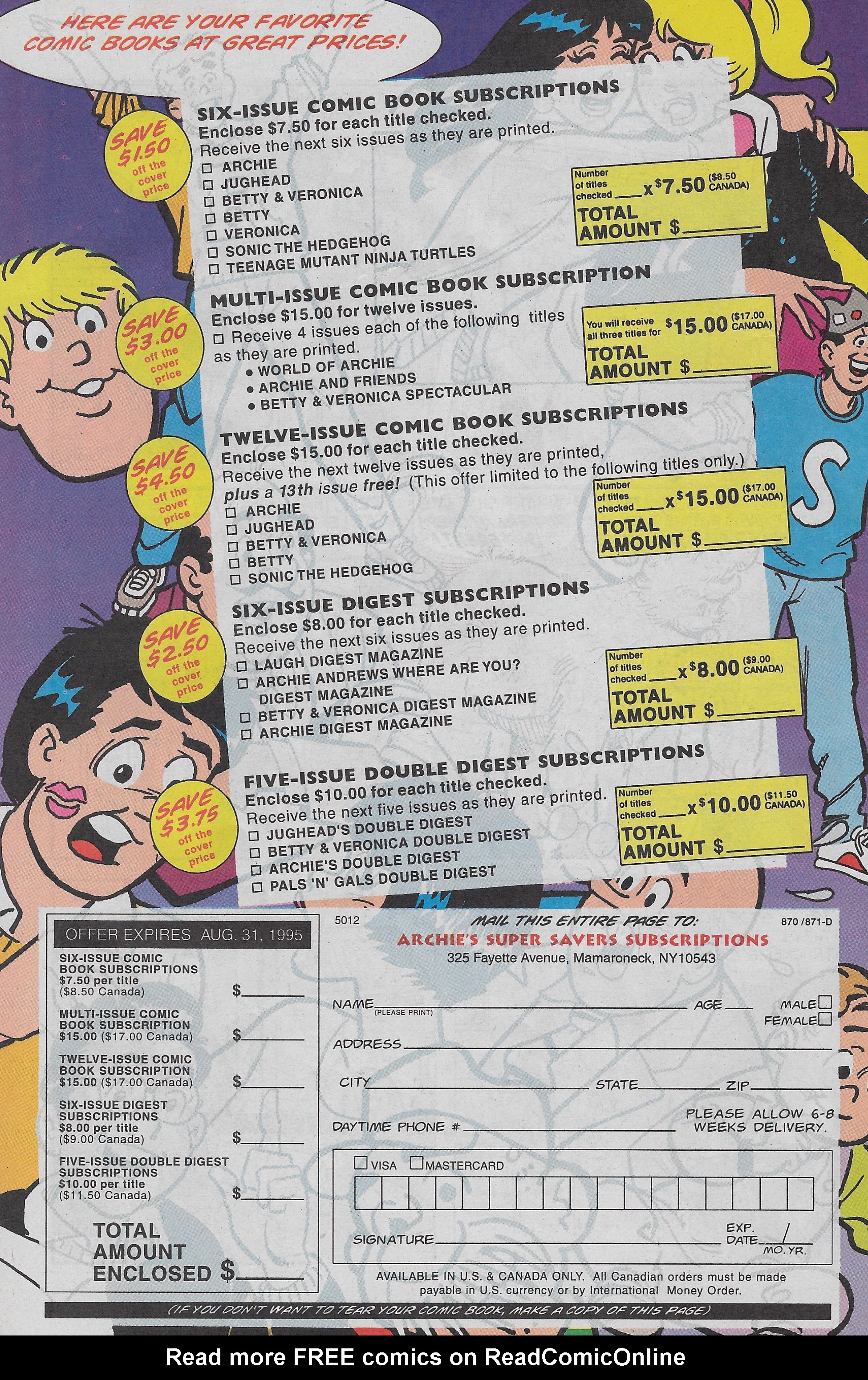 Read online Veronica comic -  Issue #46 - 34